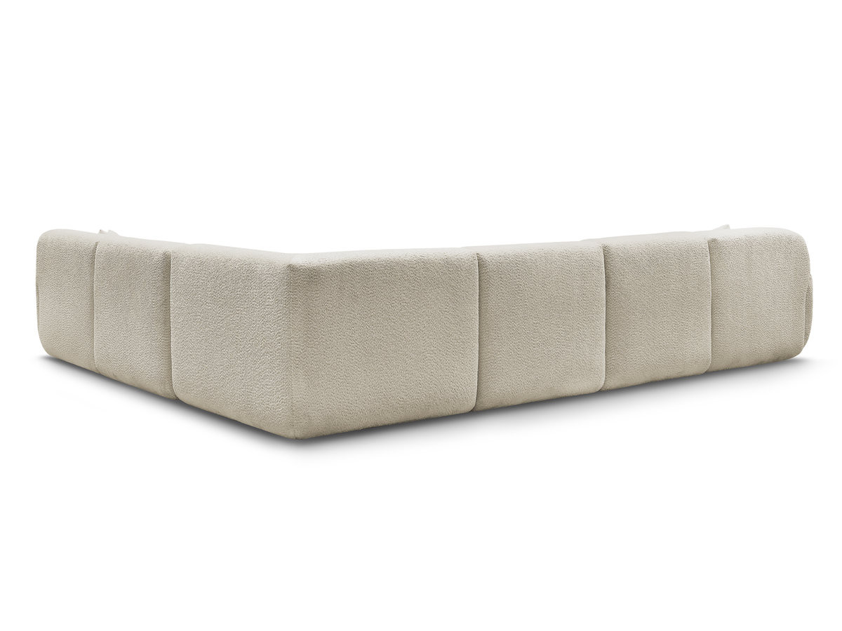 Bobochic Anda Wohnlandschaft Chenille Beige Ecke rechts