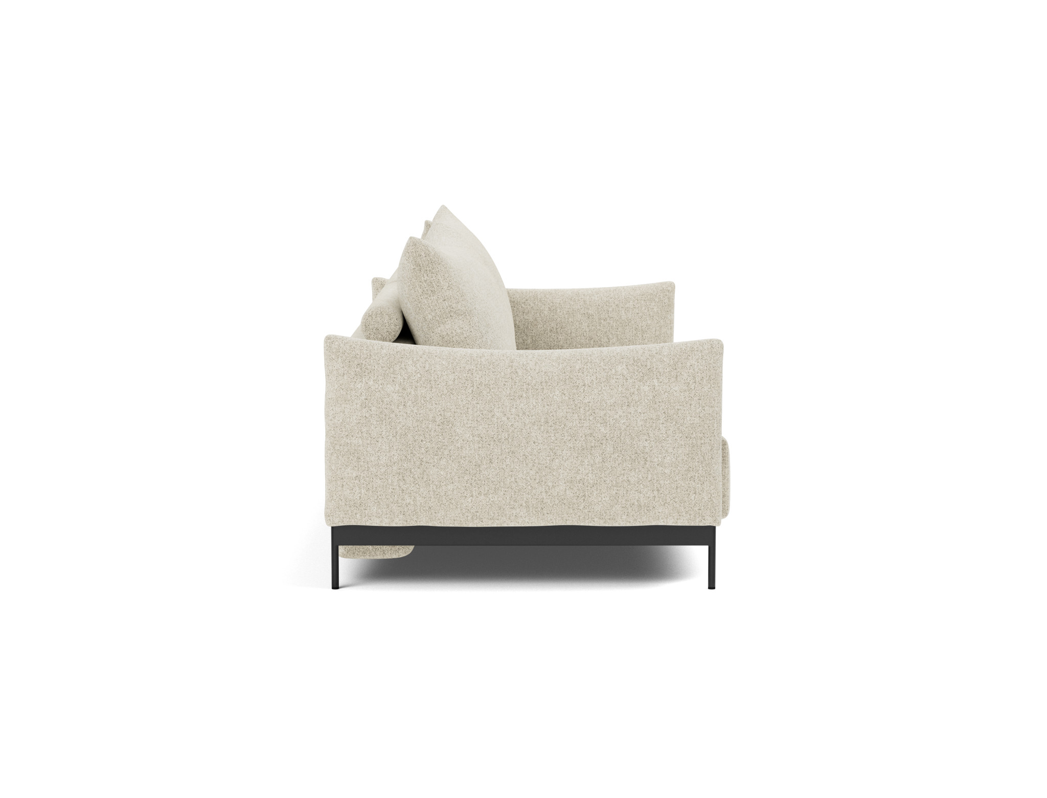 Schlafsofa Malloy Strukturierter Stoff Taura 357-Off-White
