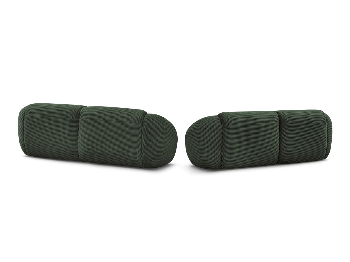 Bobochic Tina Sofa 5-Sitzer Cordsamt Grün