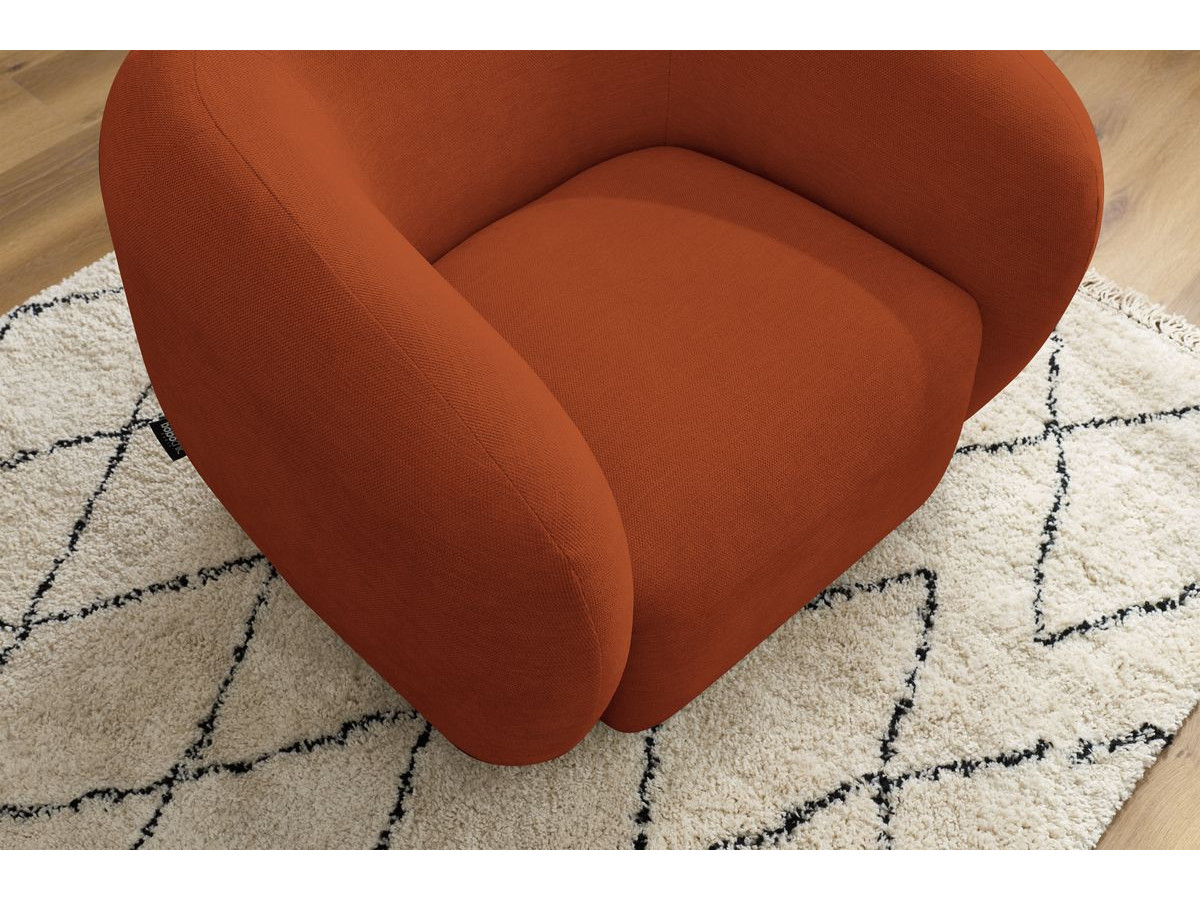 Bobochic Celine Sessel Stoff Orange