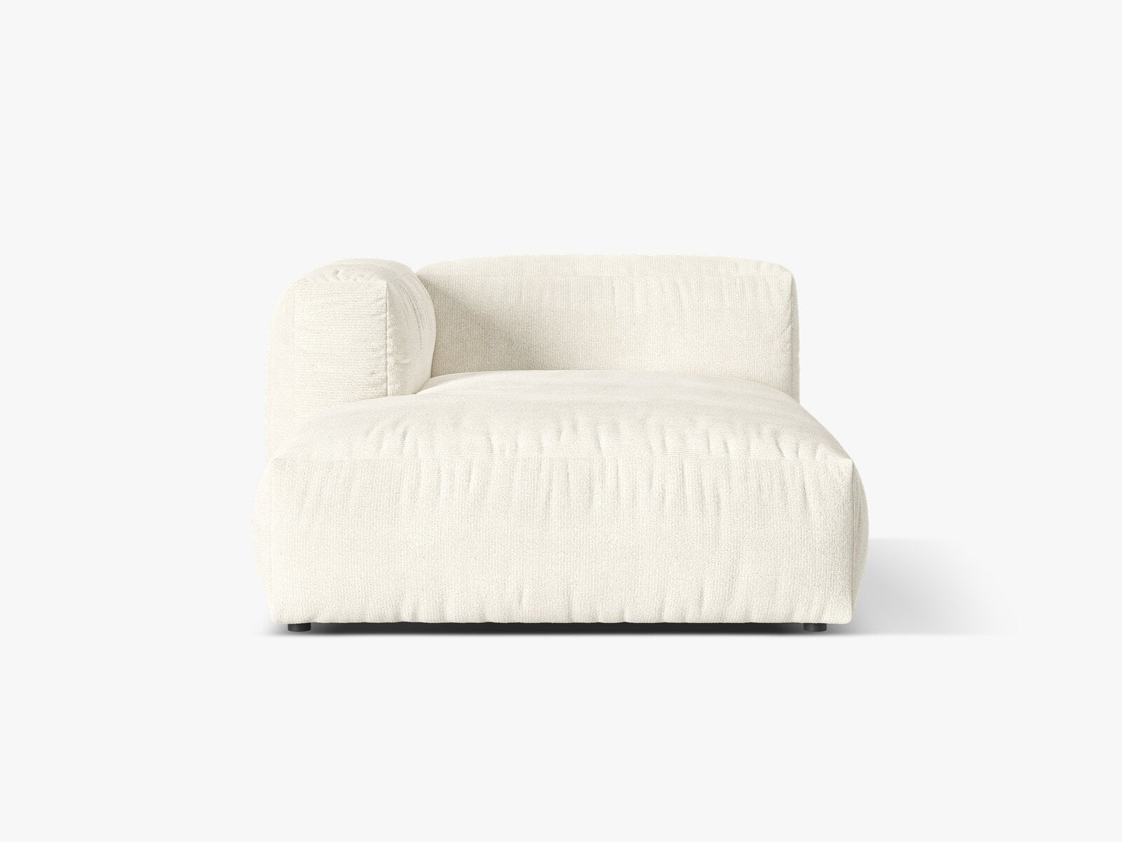 Micadoni Recamiere Martina 1-Sitzer Links Boucle Monet Elfenbein