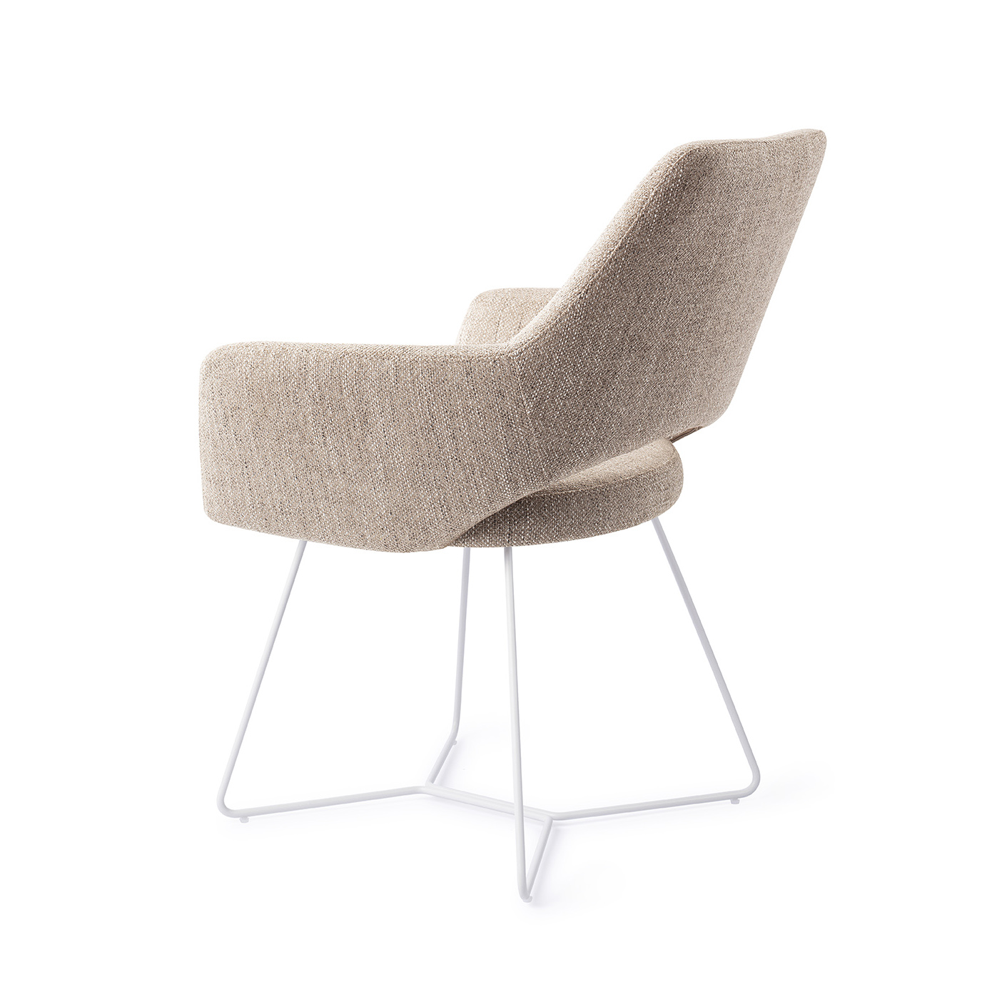 Jesper Home Esszimmerstuhl Yanai Biscuit-Beach Beehive Weiß