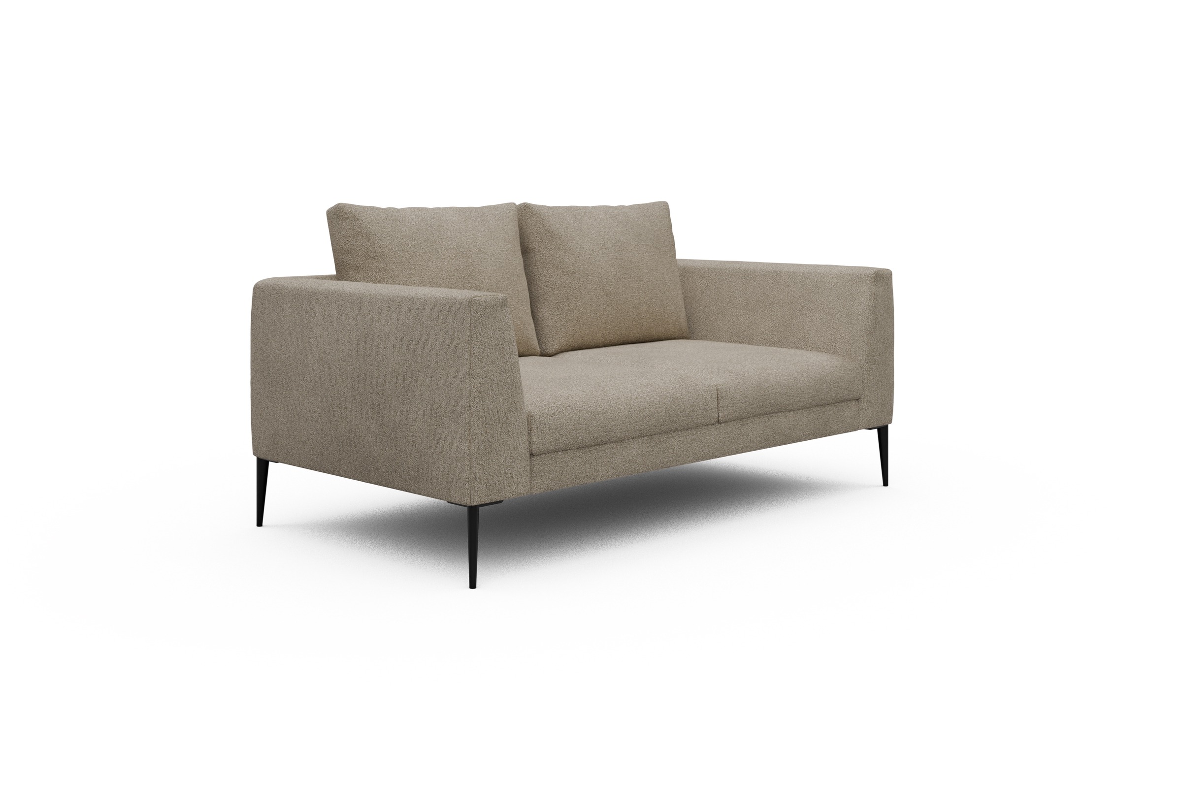 Sofa Paul 2-Sitzer Boucle-Beige