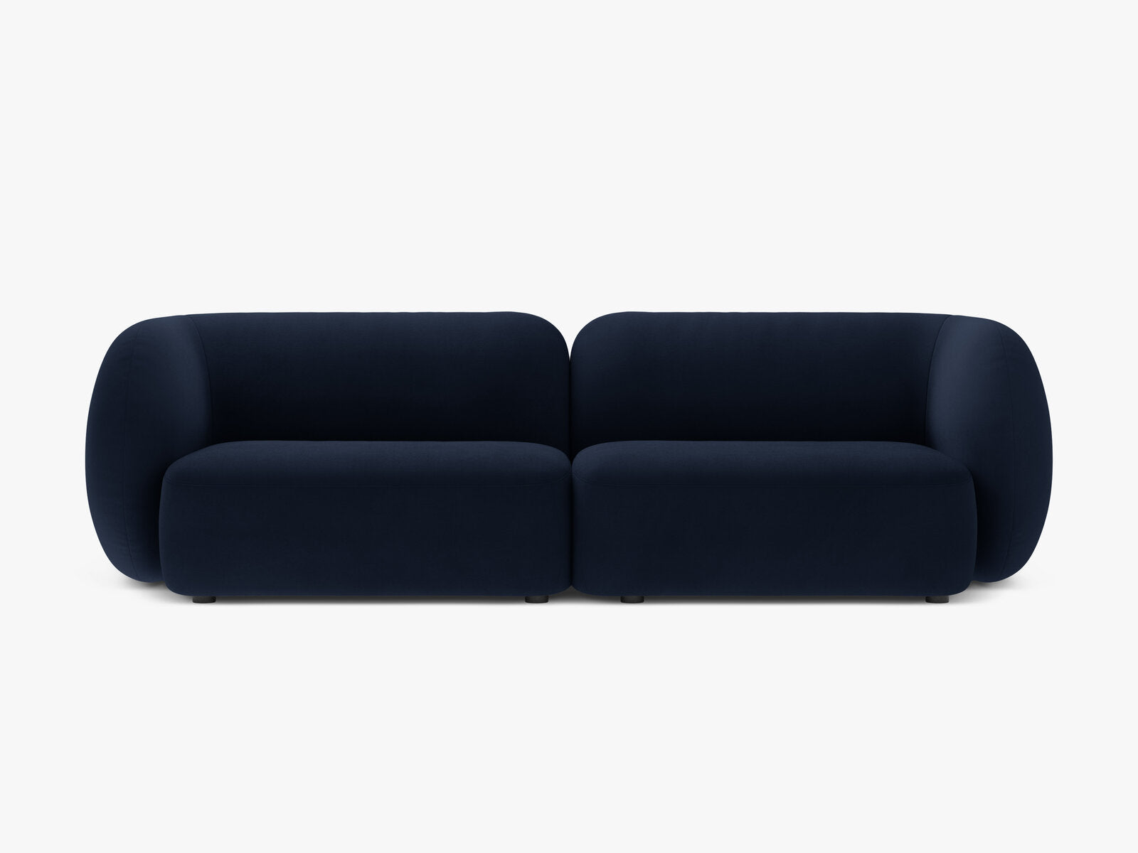 Micadoni Sofa Kate 4-Sitzer Samt Königsblau
