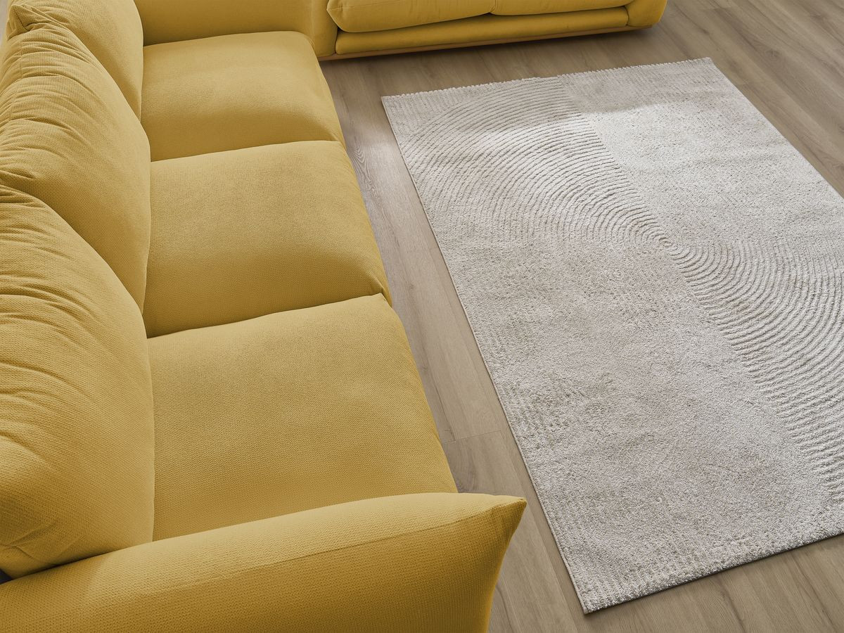 Bobochic Ernest Sofa 5-Sitzer Stoff Gelb