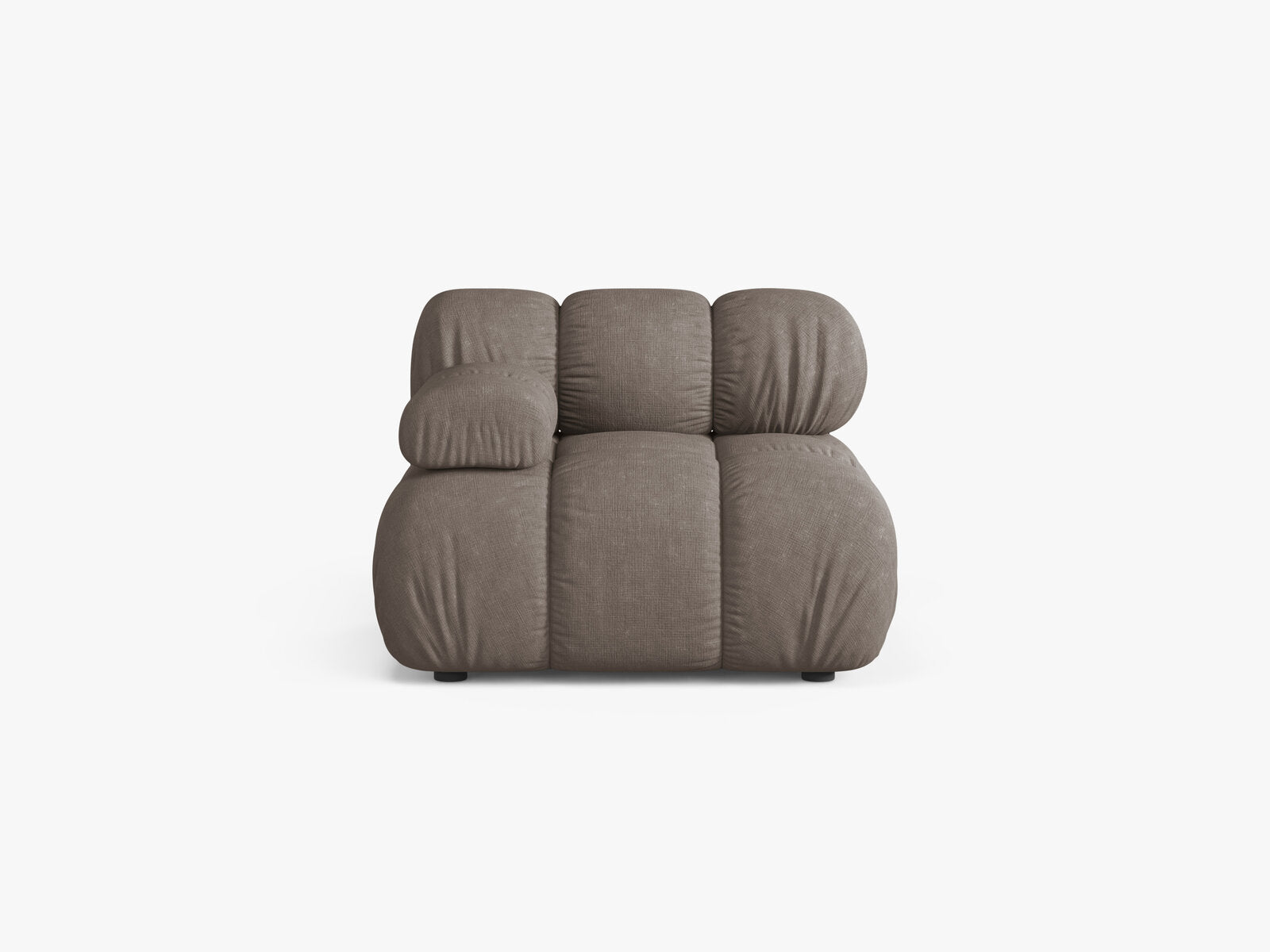 Micadoni Eckmodul Bellis Links Strukturierter Stoff Liberty Cappuccino