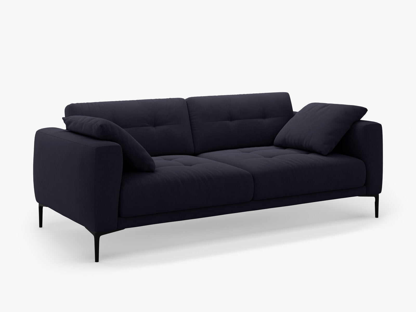 Micadoni Sofa Bemy 4-Sitzer Samt Königsblau