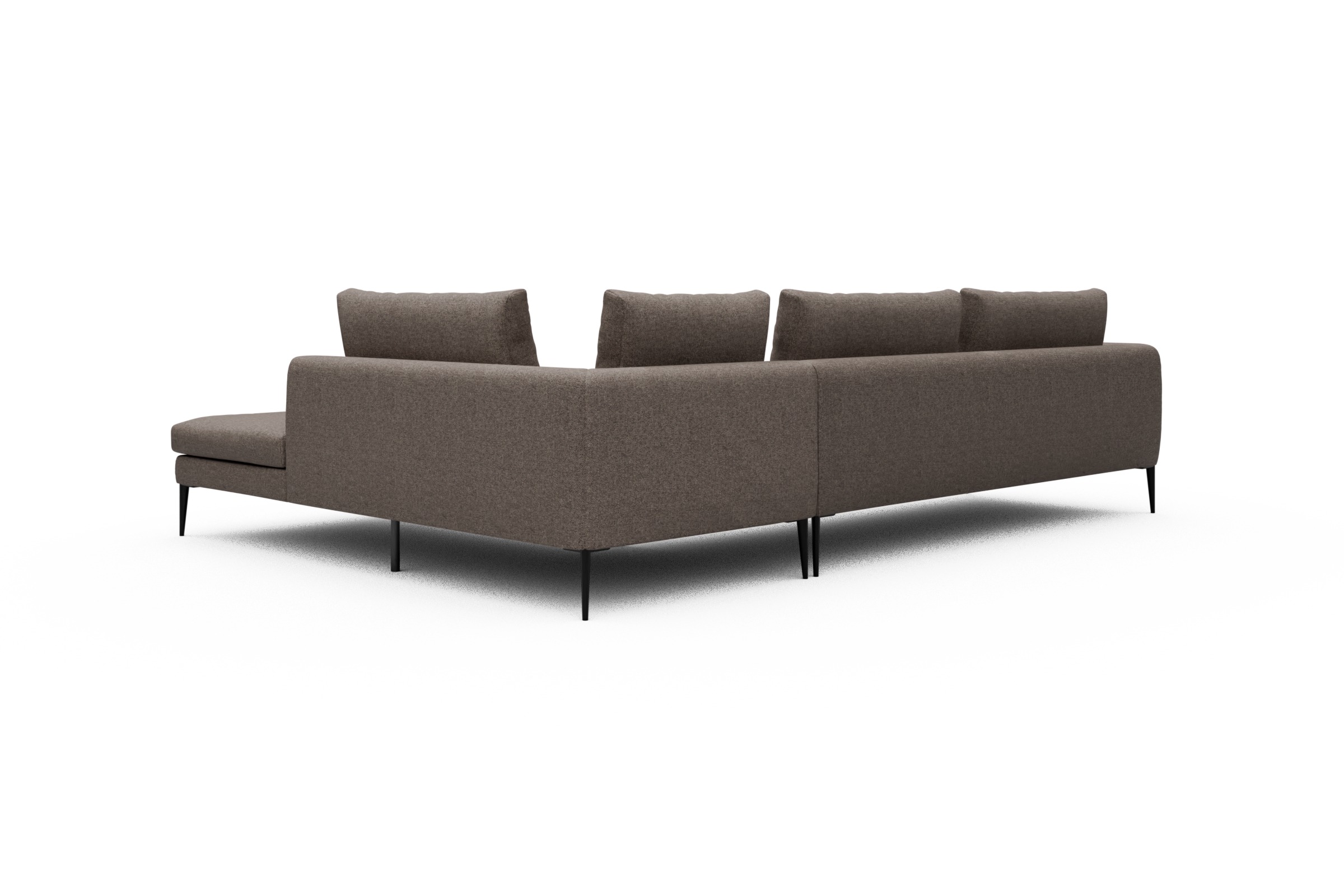 Ecksofa Paul Relax-Ecke links mit 3-Sitzer Sama-Stone