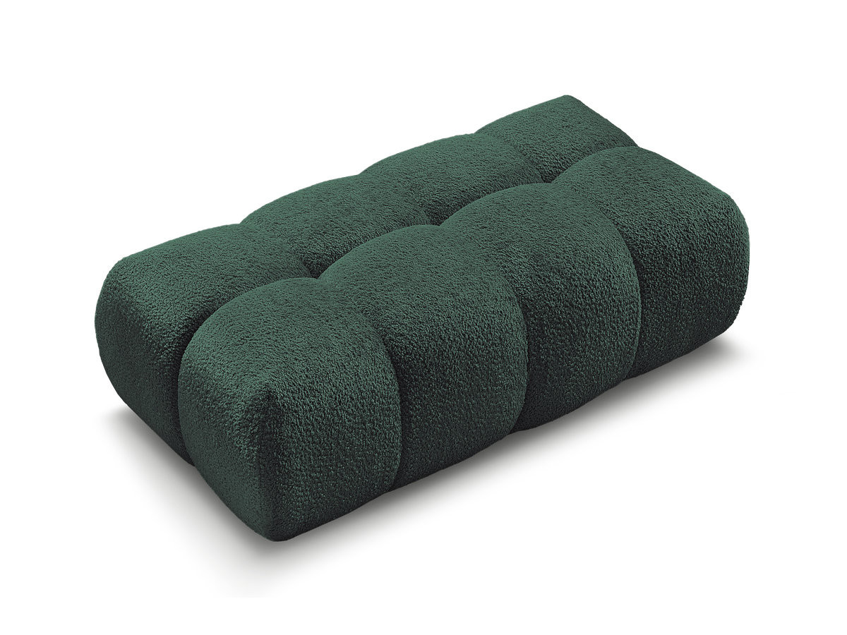 Bobochic Jaya Pouf Chenille Dunkelgrün