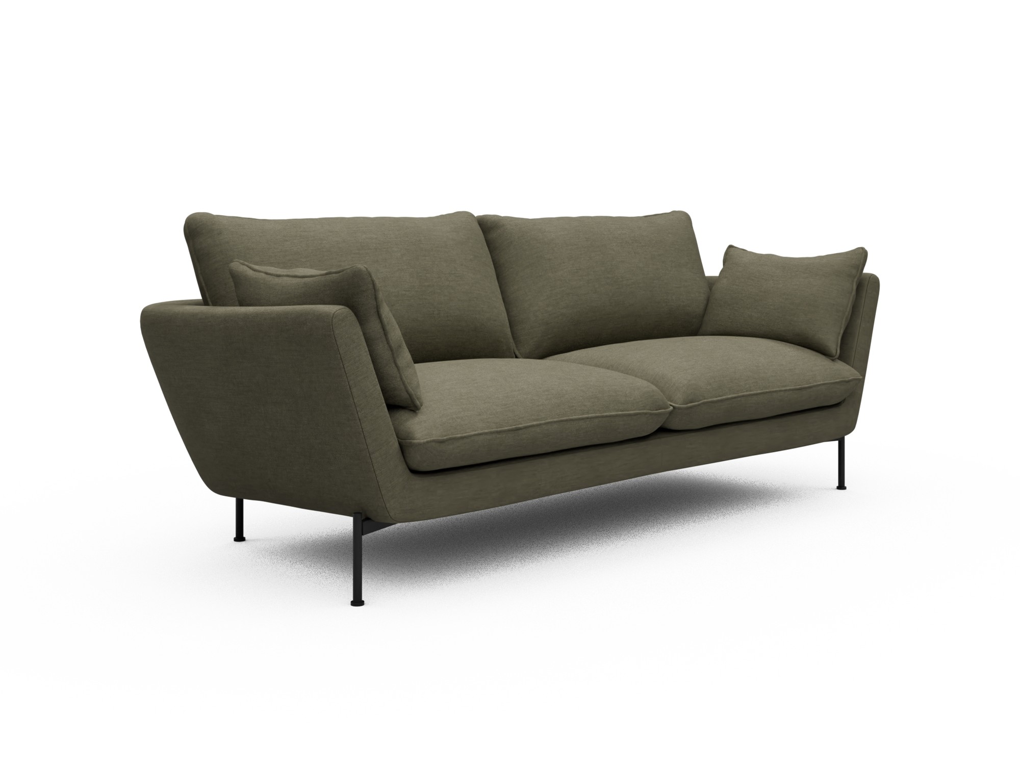 Skandi Home Sofa Anton 3-Sitzer Vivus-Dusty-Olive moebelfaktor