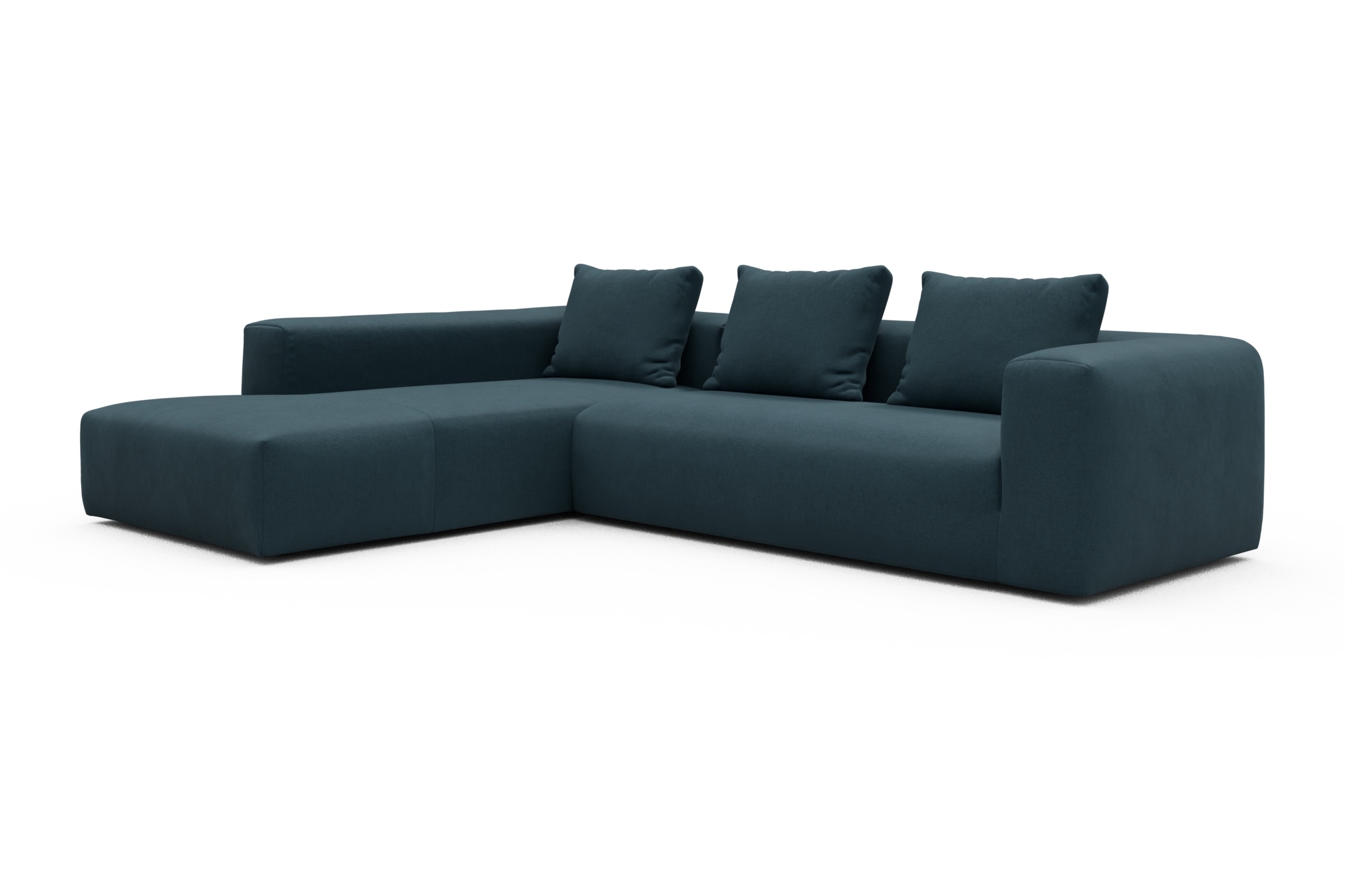 Ecksofa Fred Relax-Ecke links mit 2,5-Sitzer Satya-Indigo