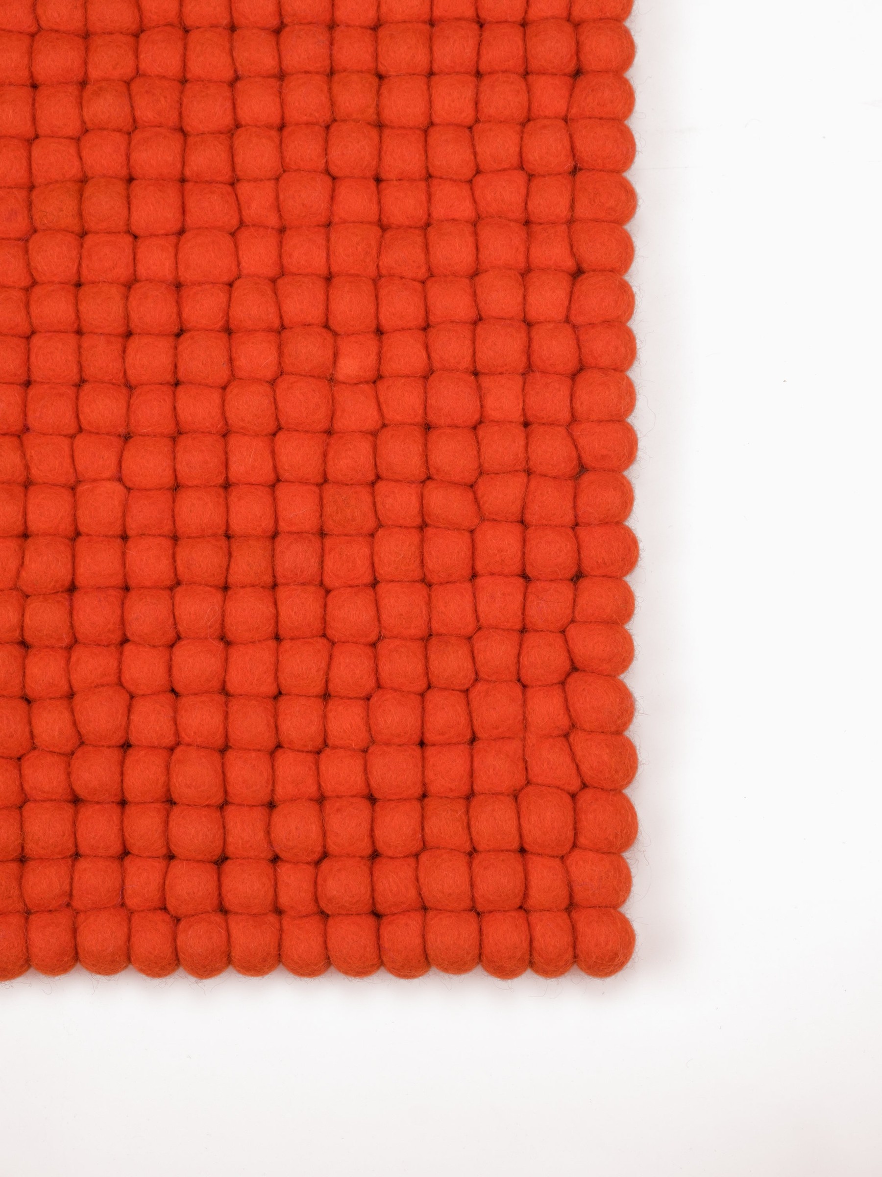 myfelt Mats Filzkugel-Sitzauflage Rotorange 36 x 36 cm