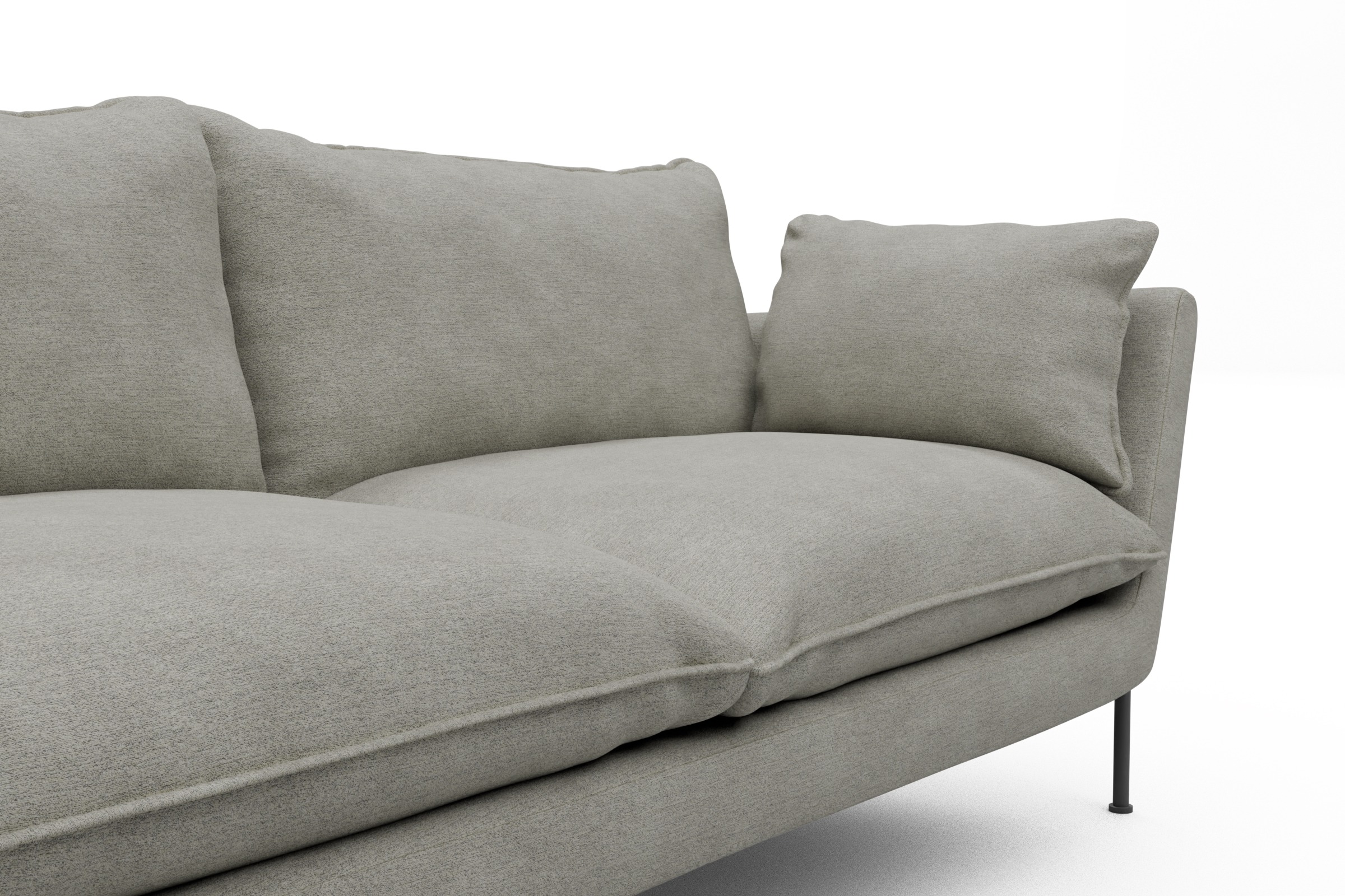 Sofa Anton PREMIUM 3-Sitzer Carreno-Moon-Stone-White