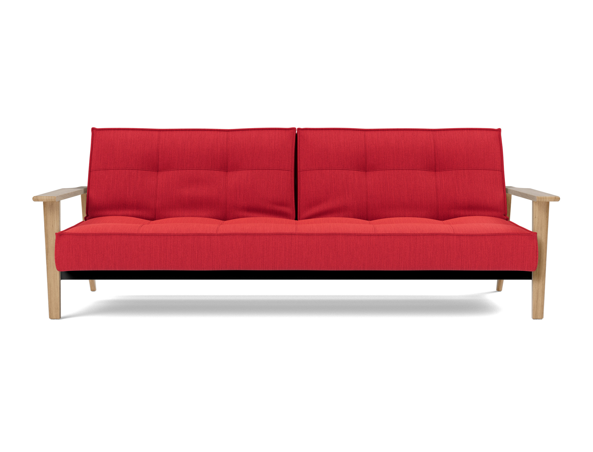 Schlafsofa Splitback Frej Flachgewebe Elegance 511-Red