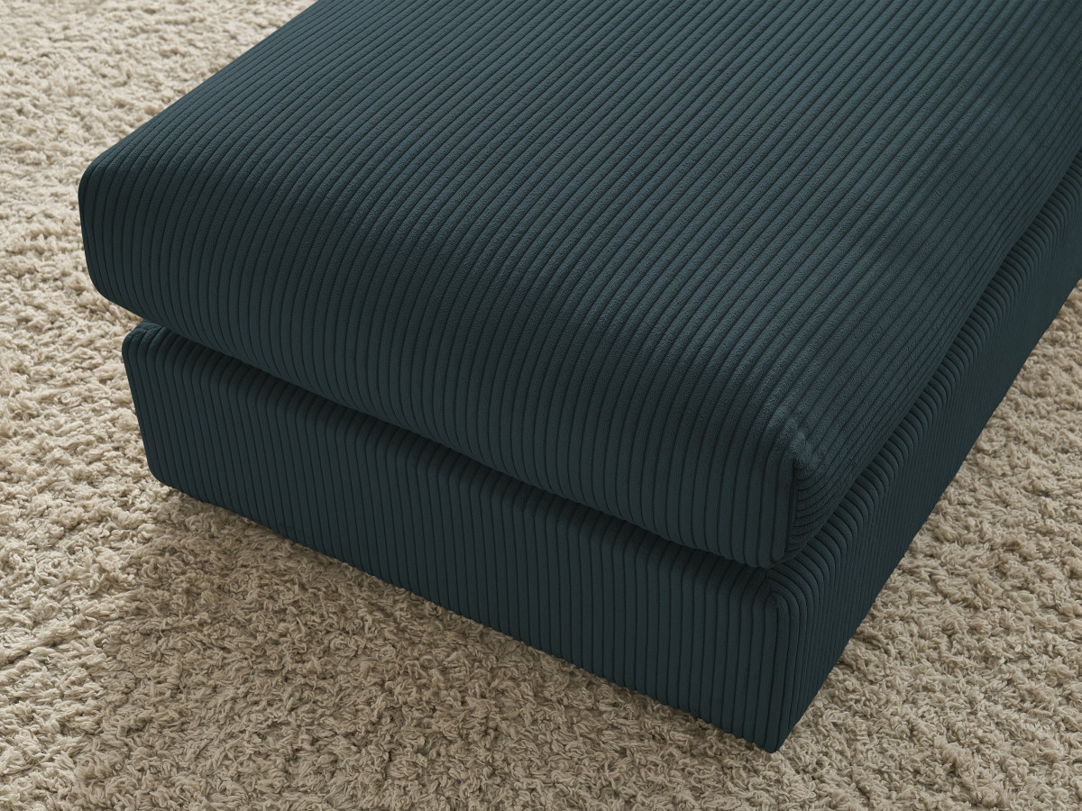 Bobochic Paris Pouf Cordsamt Dunkelblau
