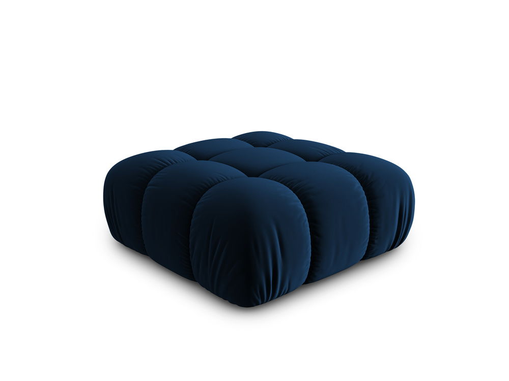 Cosmopolitan Design Pouf Cortina Samt Bluvel Königsblau