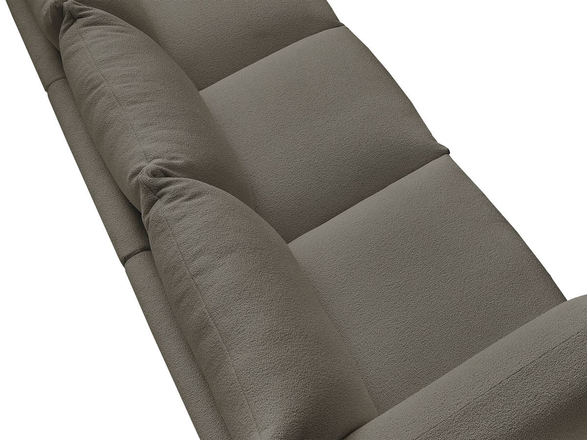 Bobochic Ernest Sofa 3-Sitzer 266 × 106 cm Bouclé-Stoff Braun