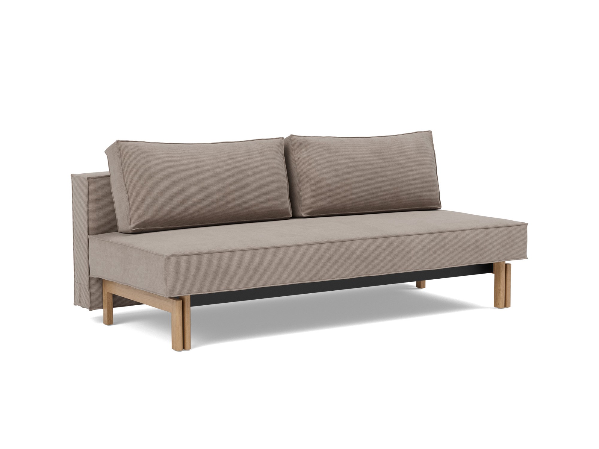 Schlafsofa Sly Kord Cordufine 318-Beige Beine Eiche