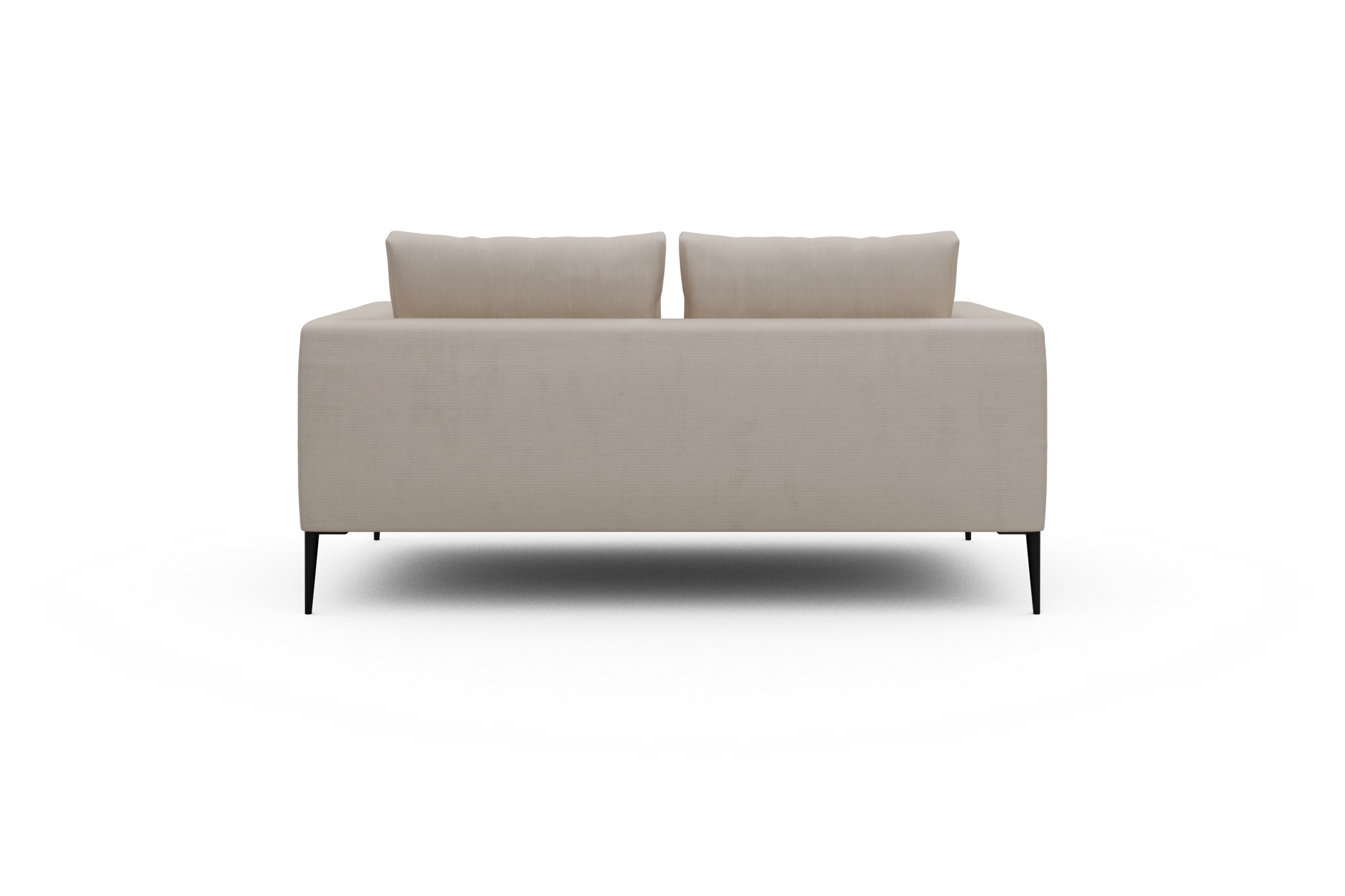 Sofa Paul 2-Sitzer Cordufine-Off-White