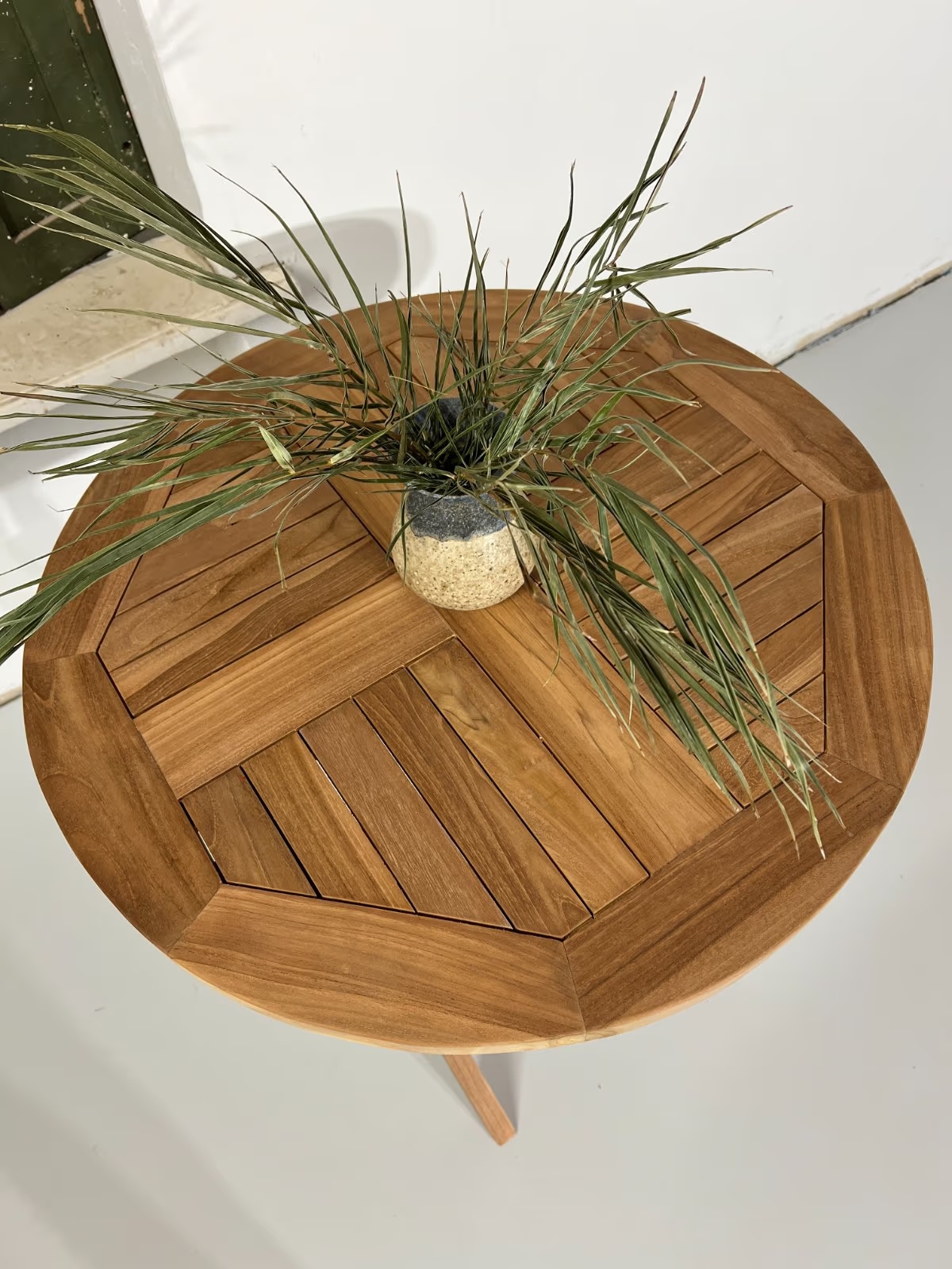 Sunny Smart Klapptisch York rund Teakholz natur 70cm
