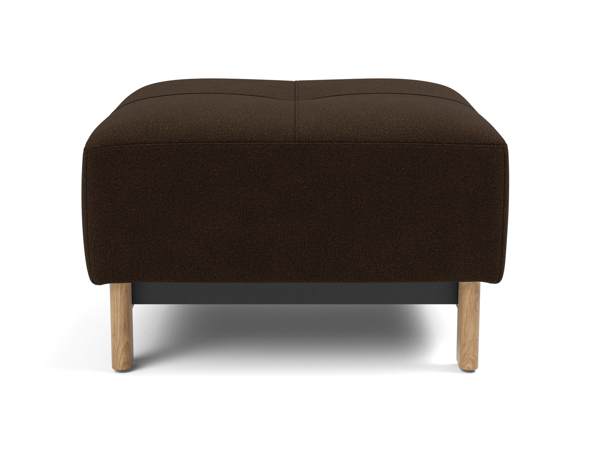 Hocker Pyxis Strukturierter Stoff Taura 358-Chocco