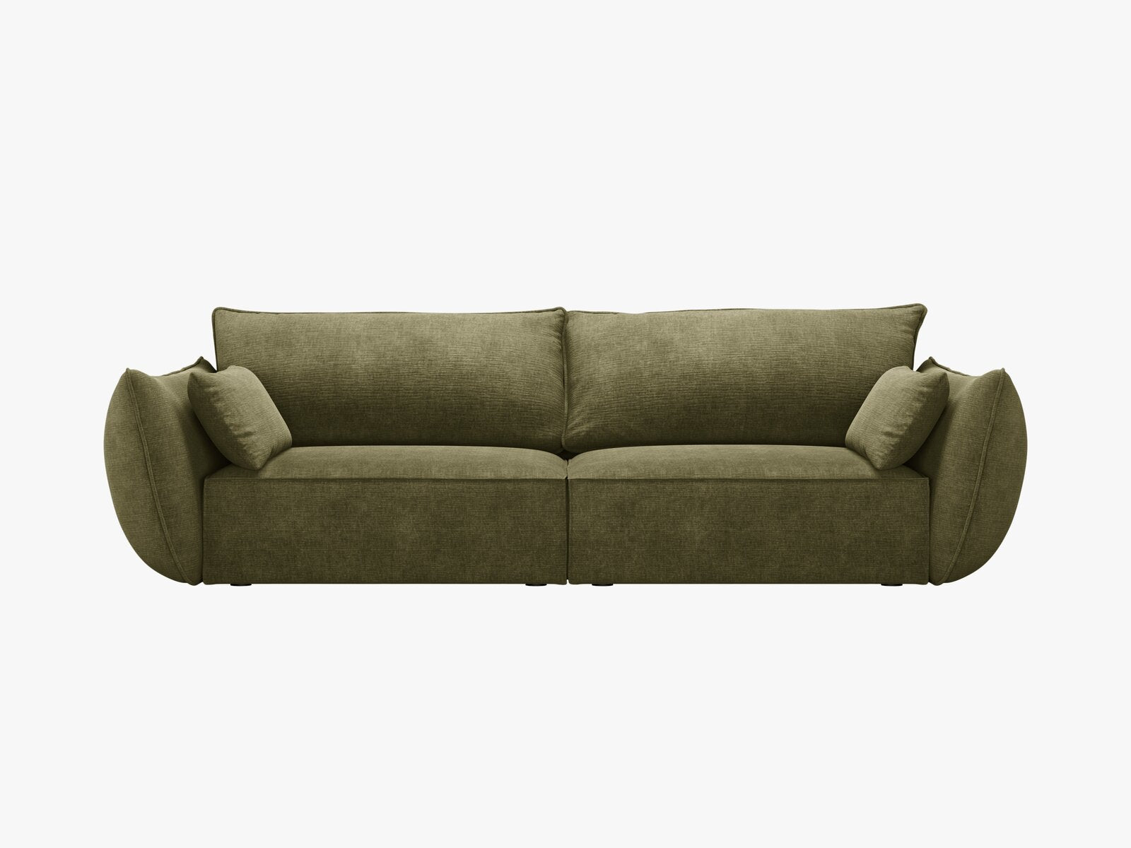 Micadoni Sofa Kaelle 3-Sitzer Chenille Over The Horizon Grün