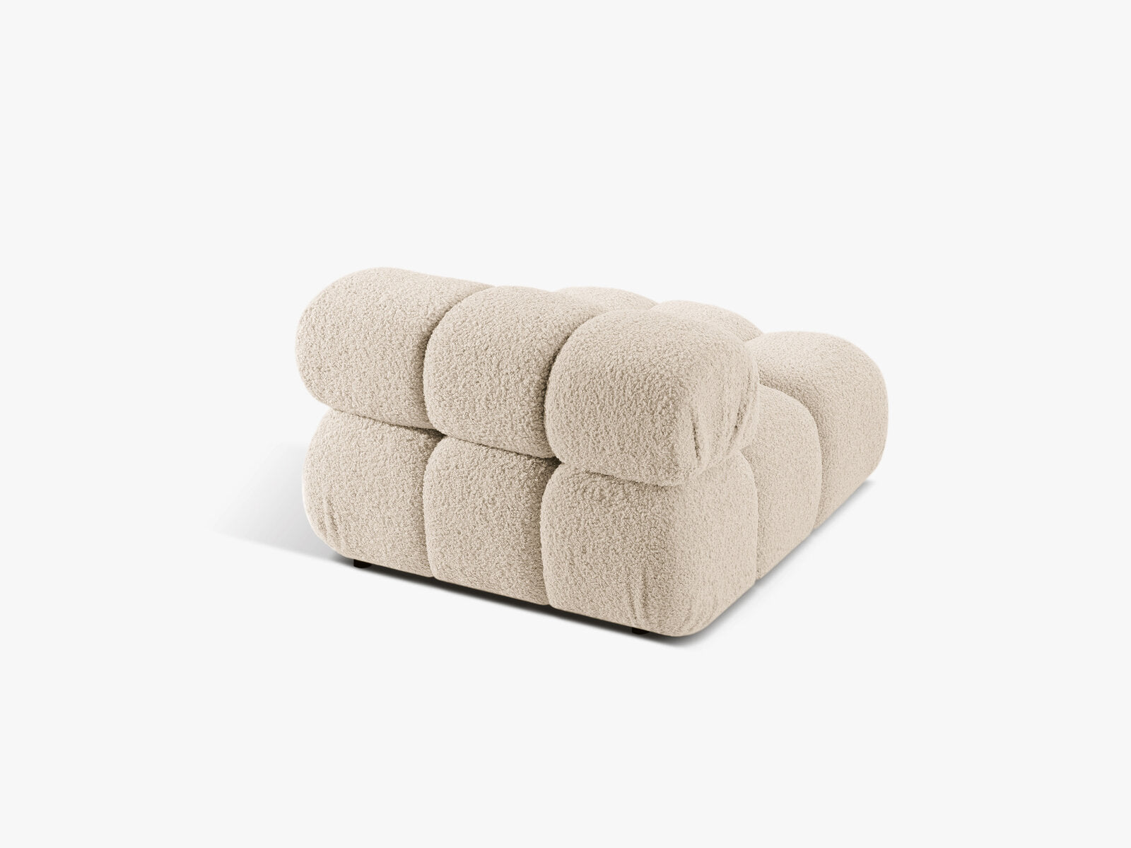 Micadoni Armloses Modul Bellis Boucle Rolf Helles Beige
