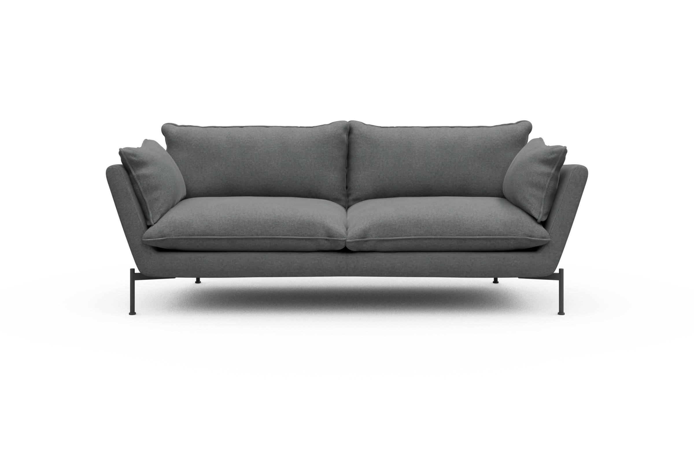 Skandi Home Sofa Anton PREMIUM 3-Sitzer Satya-Steel moebelfaktor