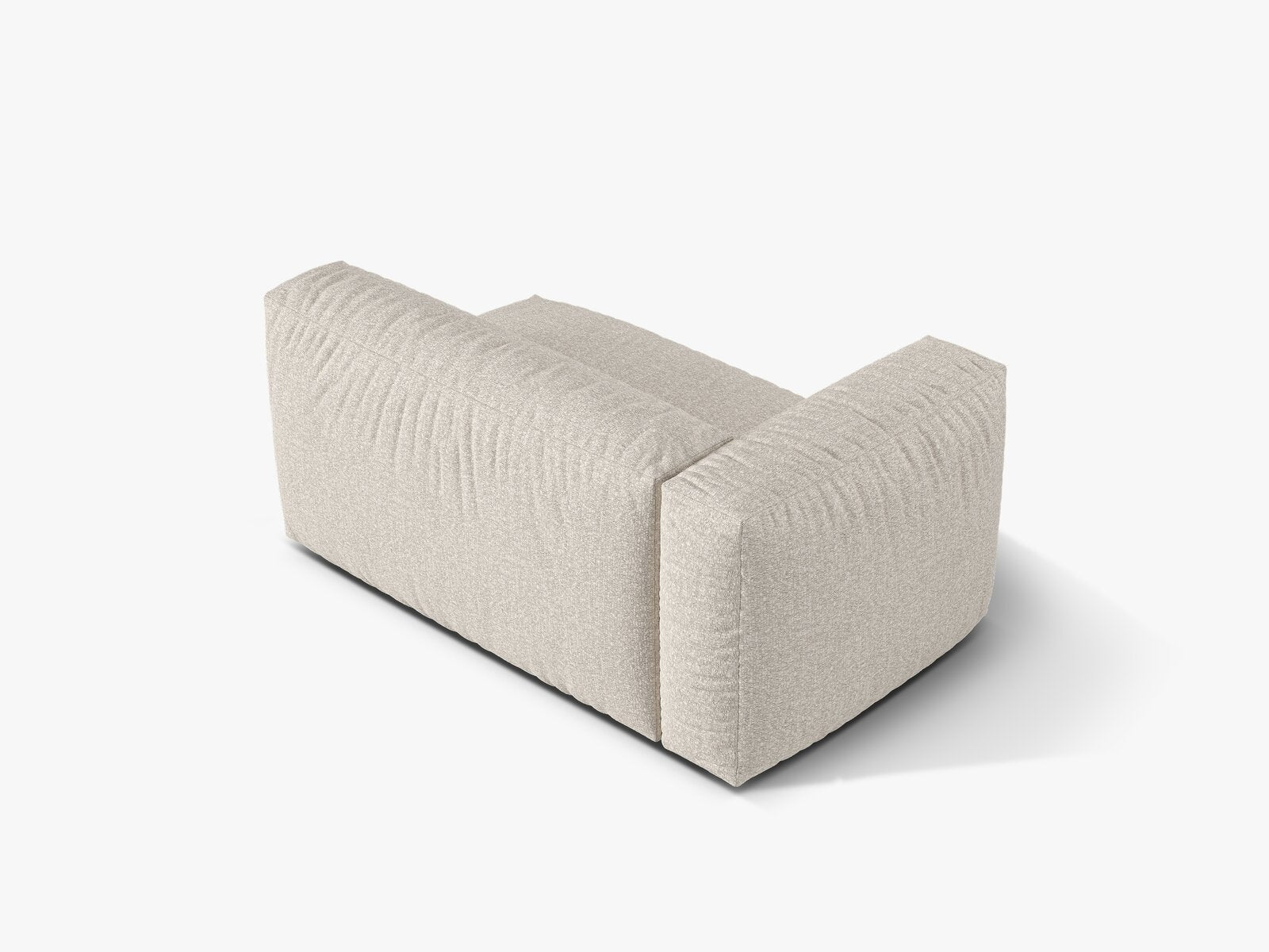 Micadoni Eckmodul Martina 1-Sitzer Groß Links Boucle Monet Beige