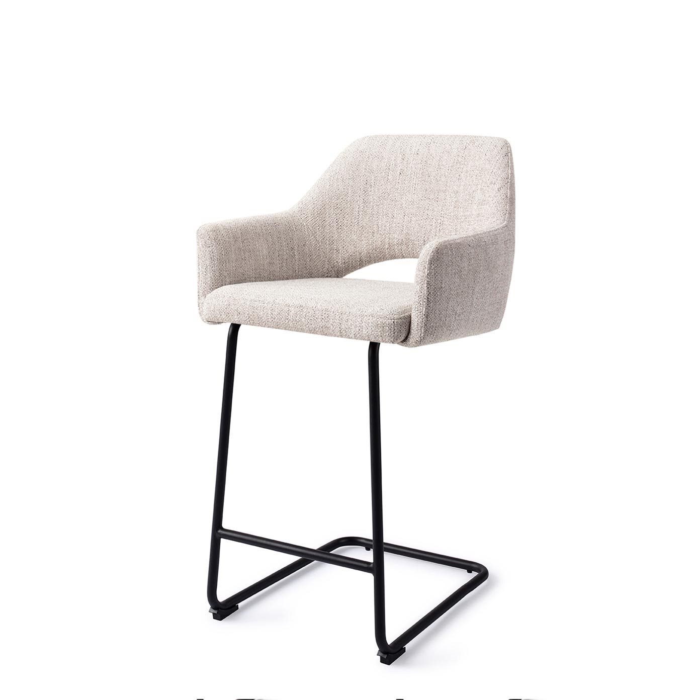 Jesper Home Barhocker Yanai Pigeon Arch Schwarz Barhöhe (75cm)