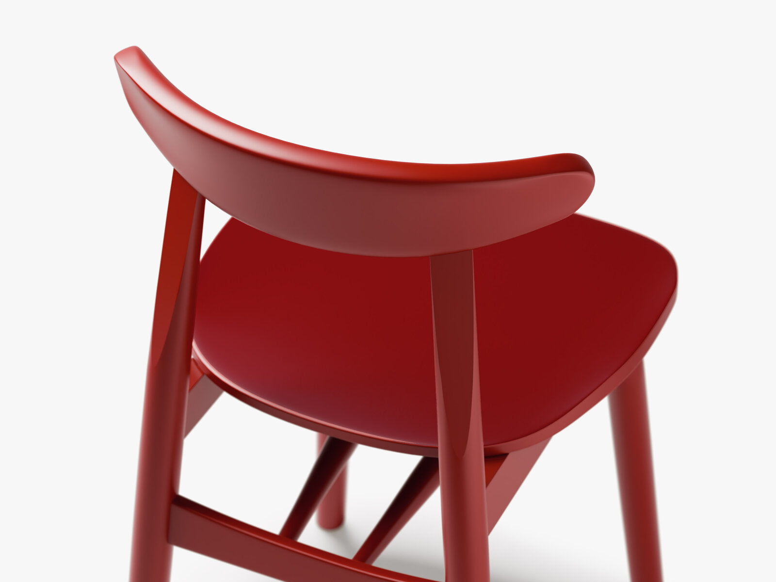 Micadoni Elie Samtiger Stuhl Rot