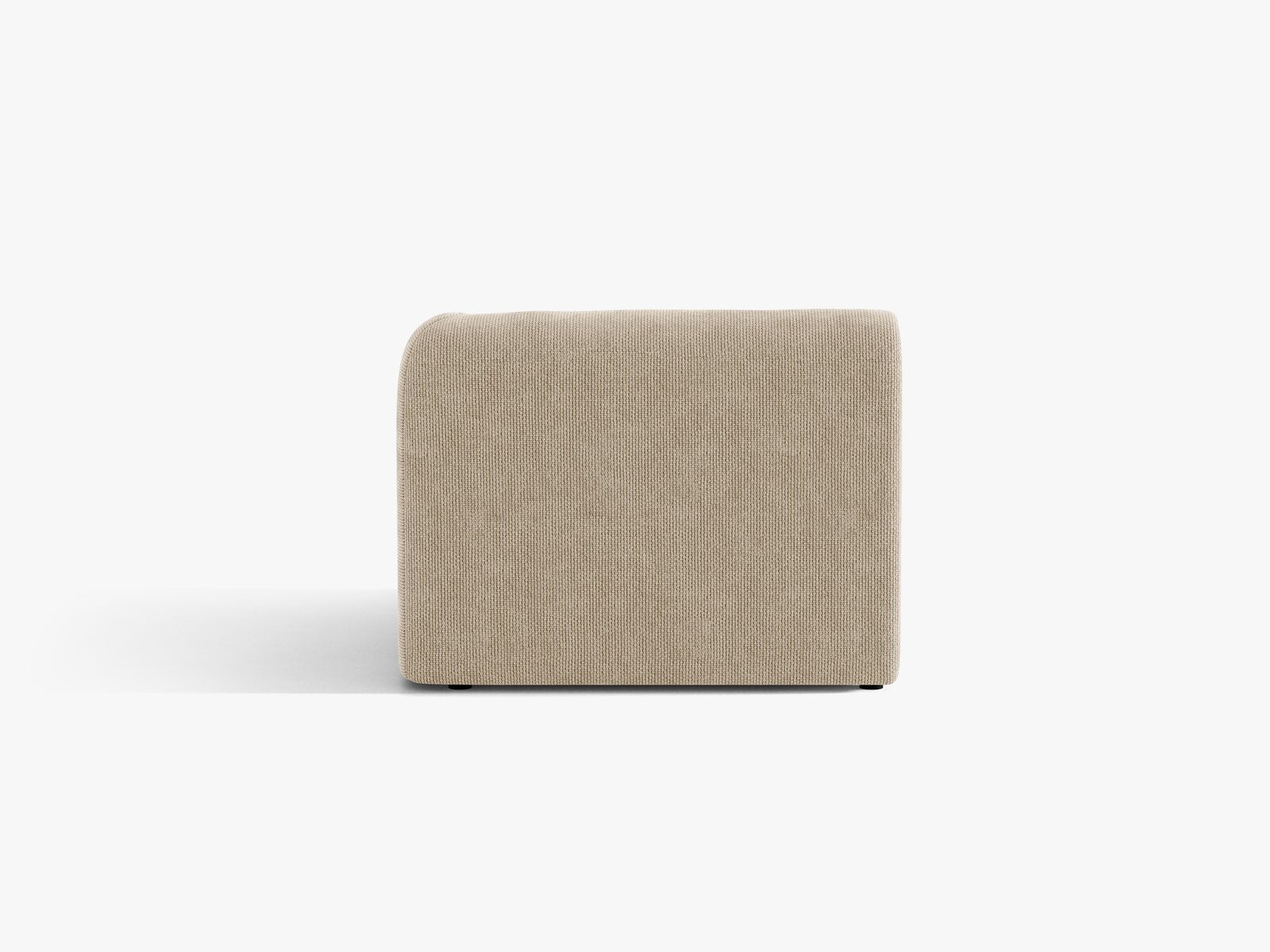 Micadoni Eckmodul Miley 1-Sitzer Rechts Chenille Eden Beige