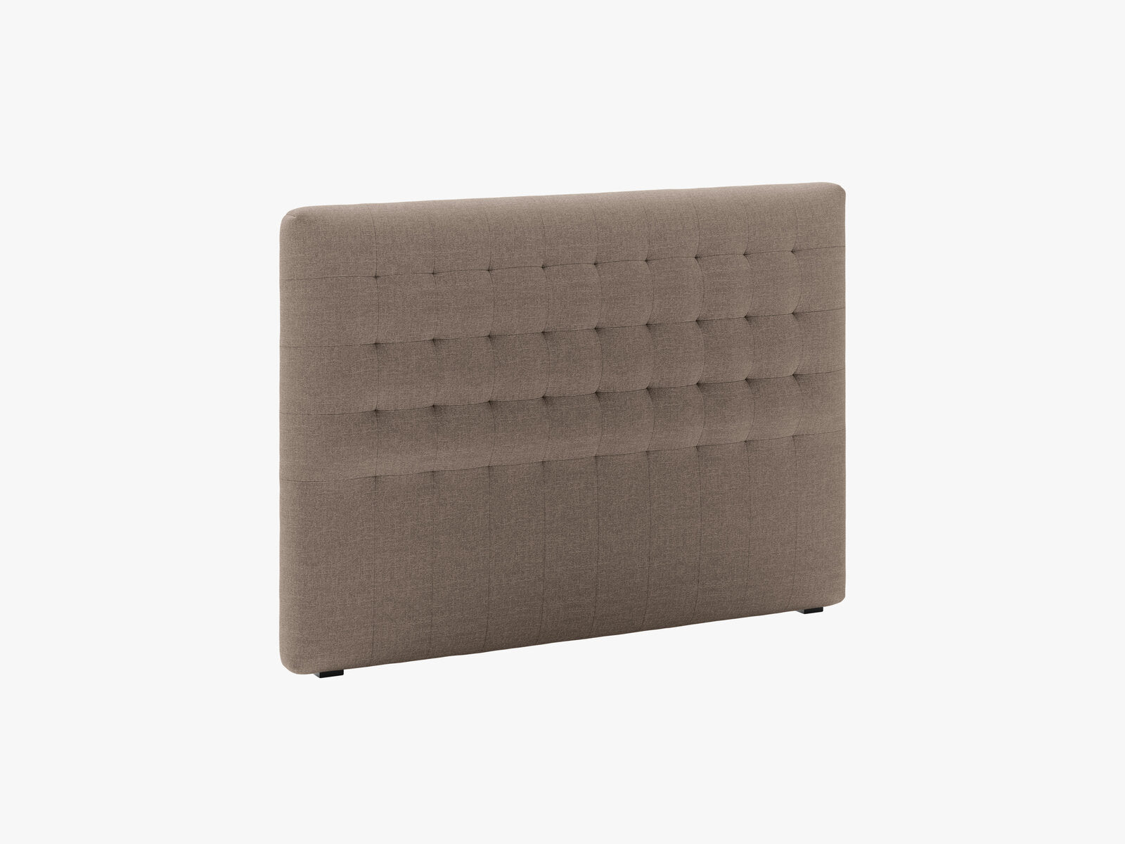 Micadoni Nova Samtiger Kopfteil 120 cm (H 95 cm) Strukturierter Stoff Liberty Cappuccino 140x95