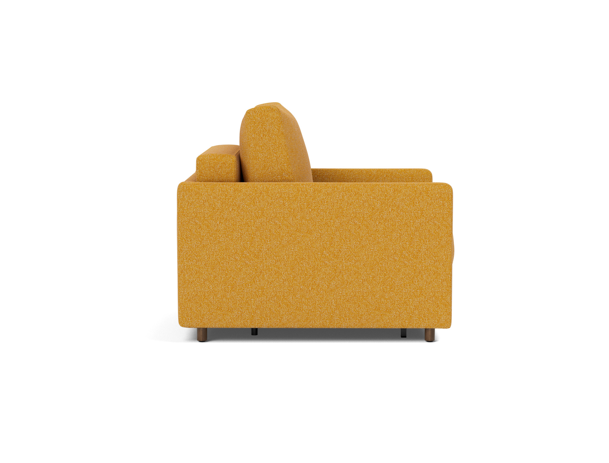Schlafsessel Neah mit Slim-Armlehnen Boucle Skandi 536-Ochre