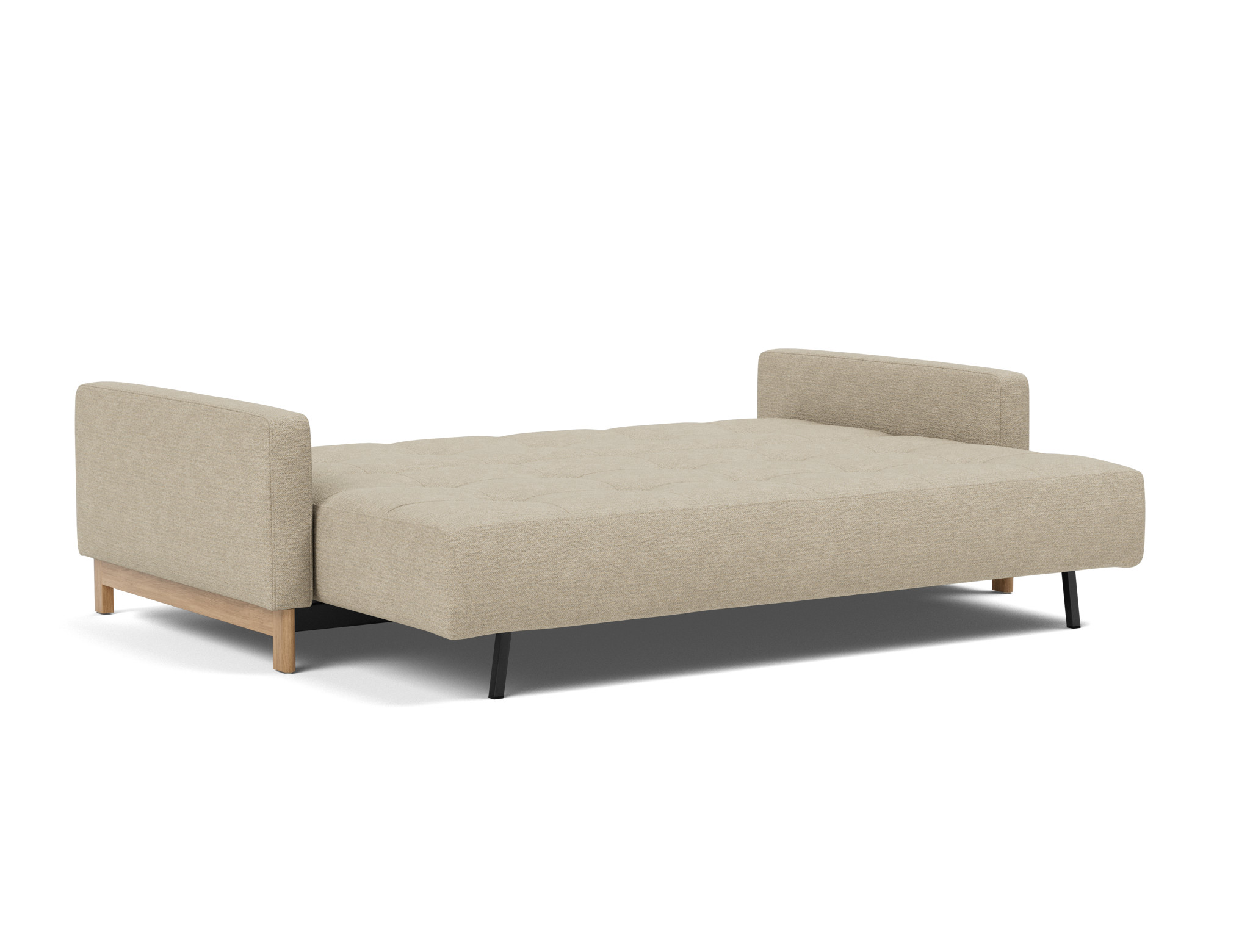 Schlafsofa Pyxis D.E.L. Strukturierter Stoff Taura 356-Sand