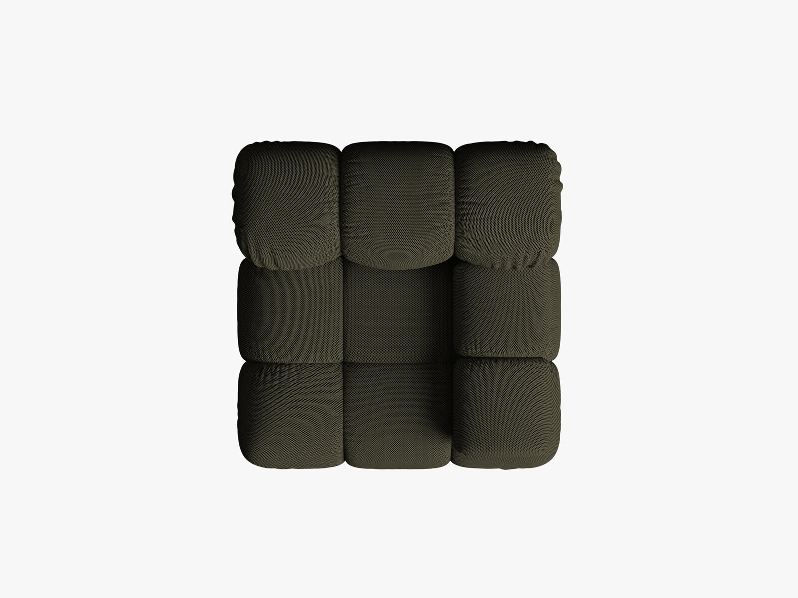 Micadoni Eckmodul Bellis Rechts 3D-Stoff Sonic Amazonas Grün
