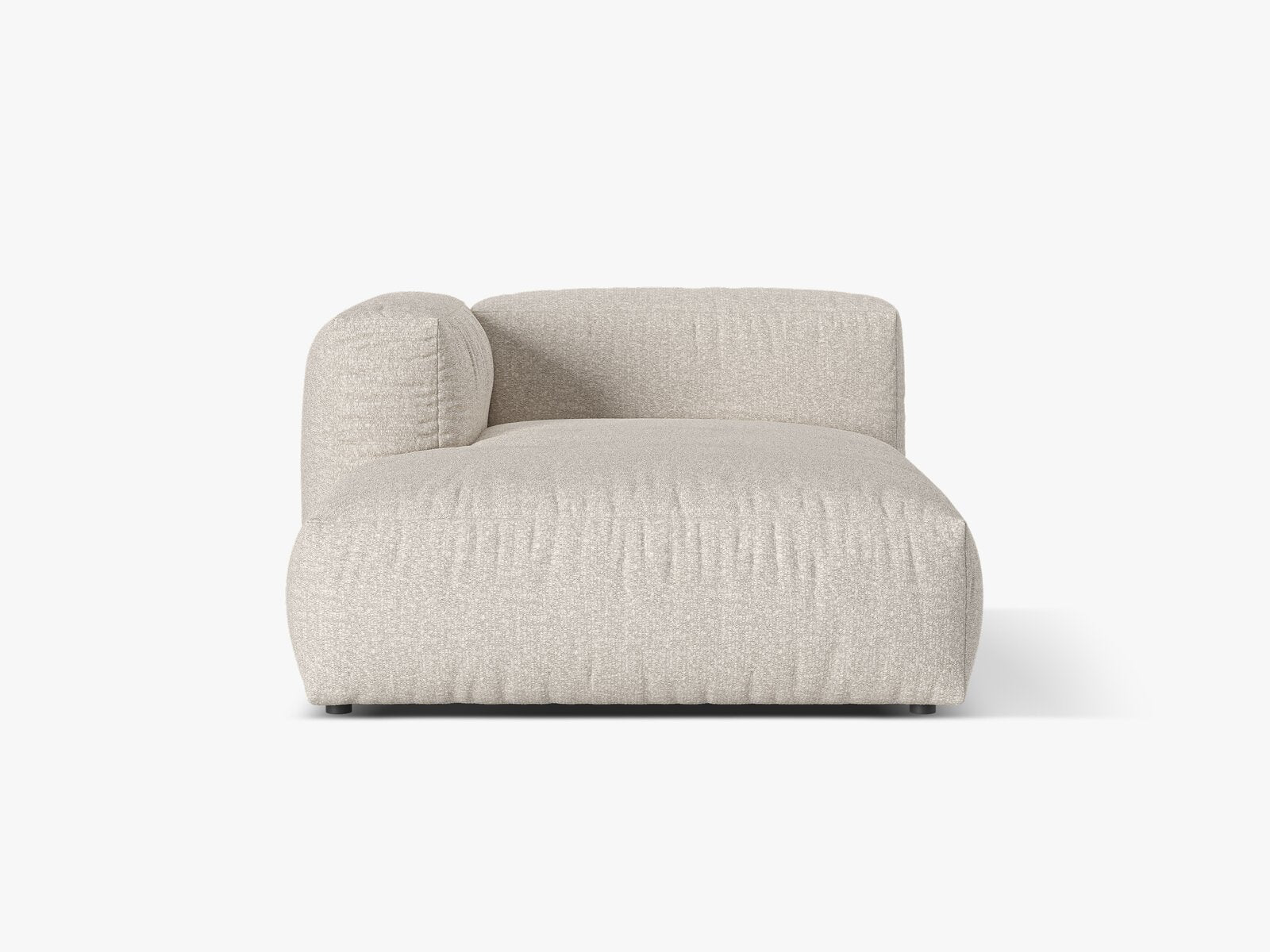 Micadoni Recamiere Martina 1-Sitzer Links Boucle Monet Beige