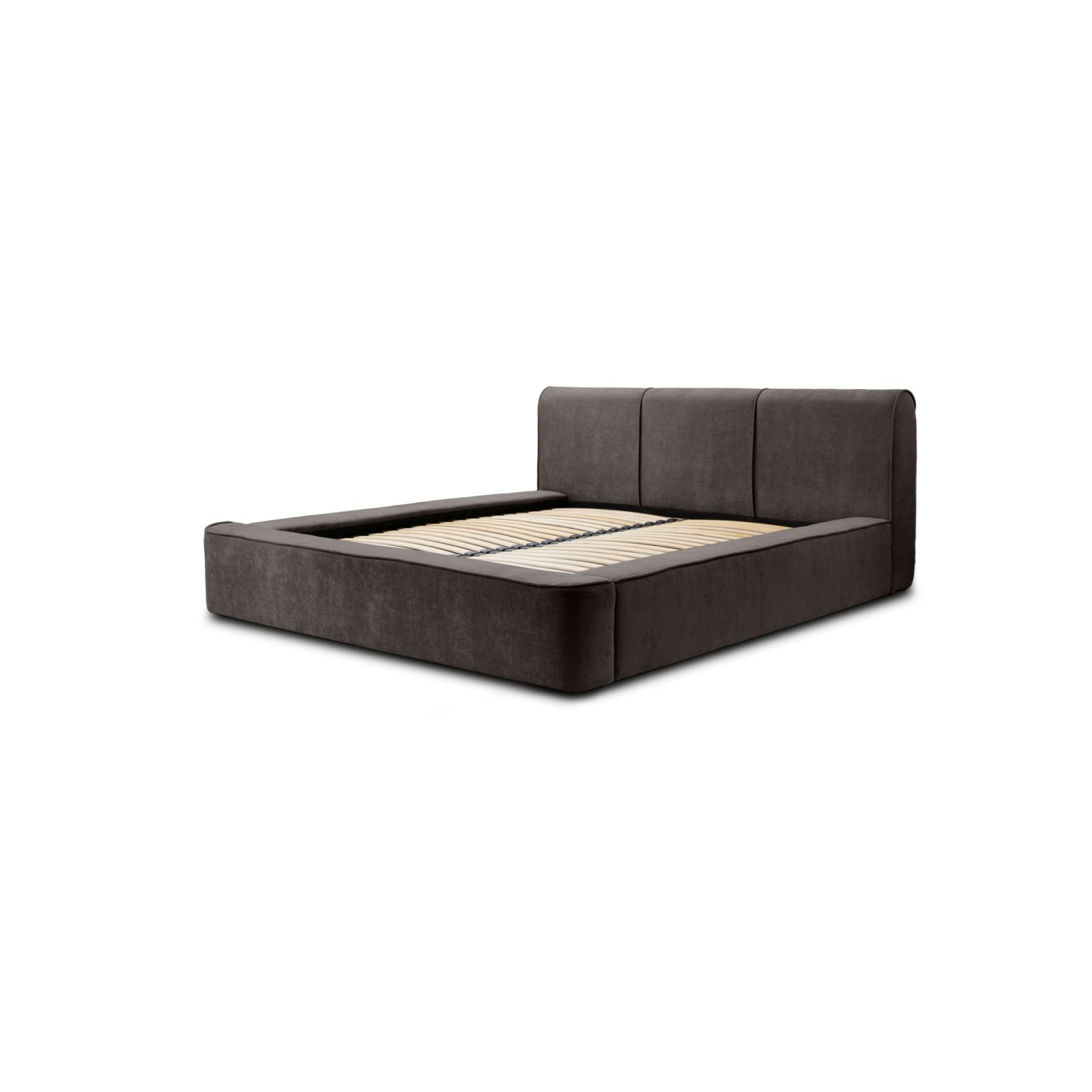 Polsterbett Tulio Chenille 140x200 mit Metallrahmen Finn 29