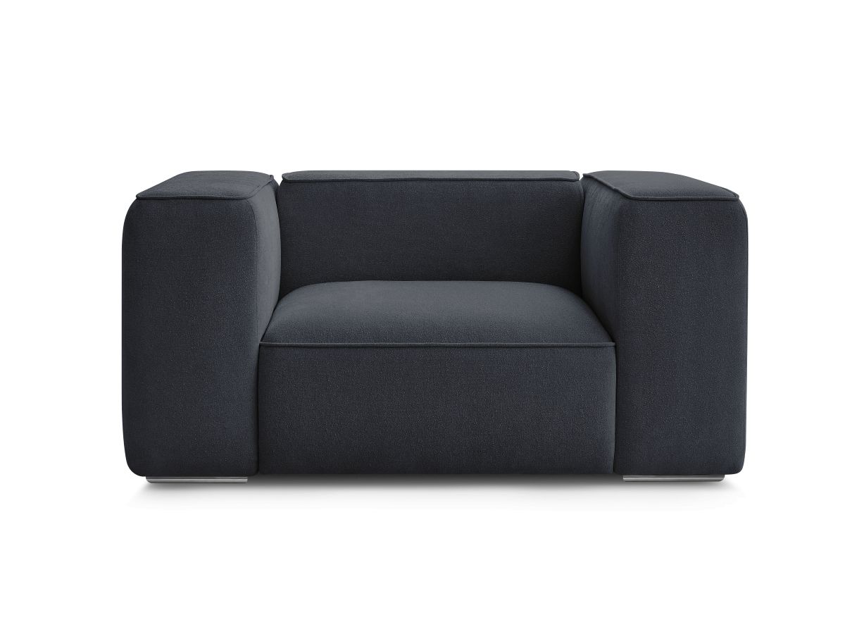 Bobochic Zephyr Sessel Strukturstoff Dunkelblau