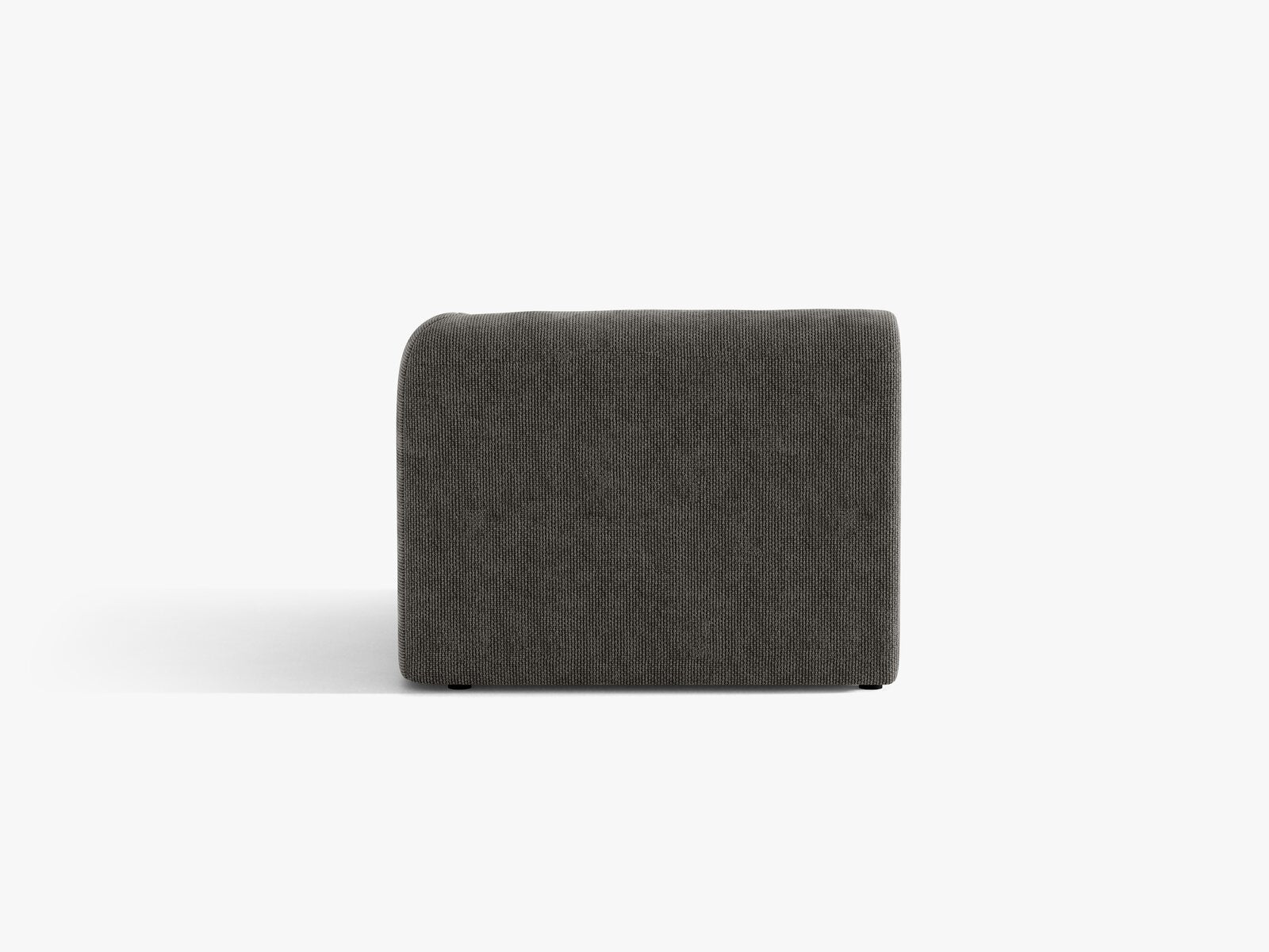 Micadoni Eckmodul Miley 1-Sitzer Rechts Chenille Haga Grau