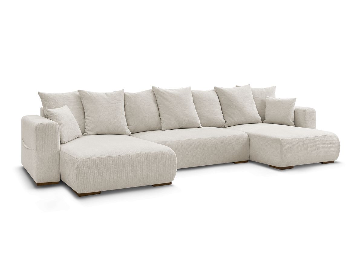 Bobochic Sidonie Wohnlandschaft Melange-Stoff Beige