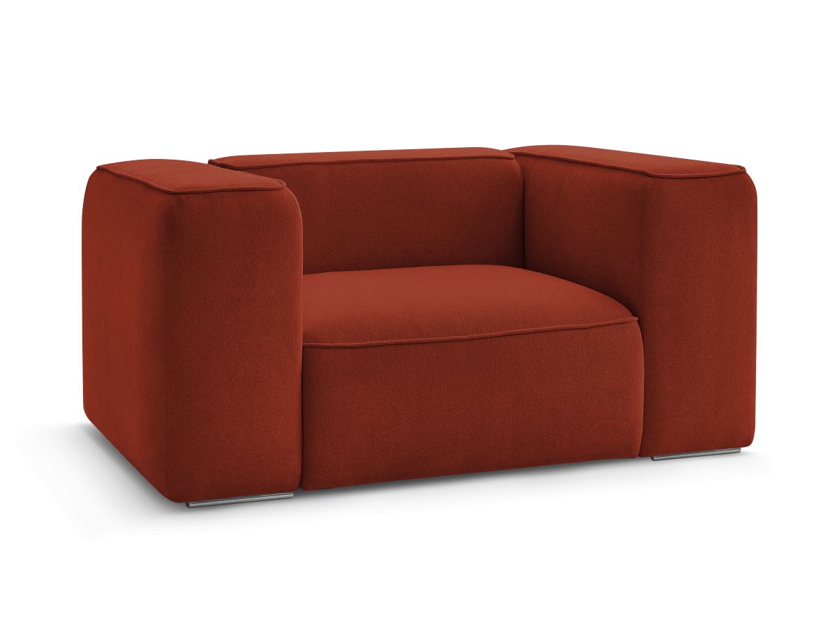 Bobochic Zephyr Sessel Strukturstoff Orange