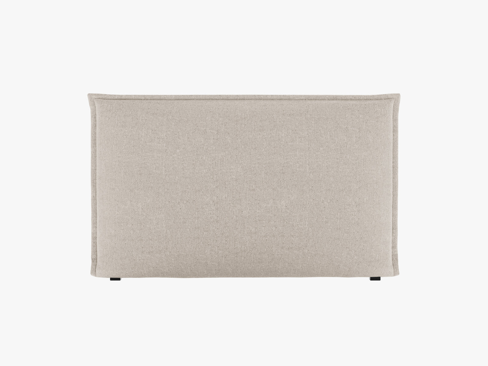 Micadoni Monica Samtiger Kopfteil 140 cm (H 95 cm) Chenille Eden Dunkelbeige 180x95