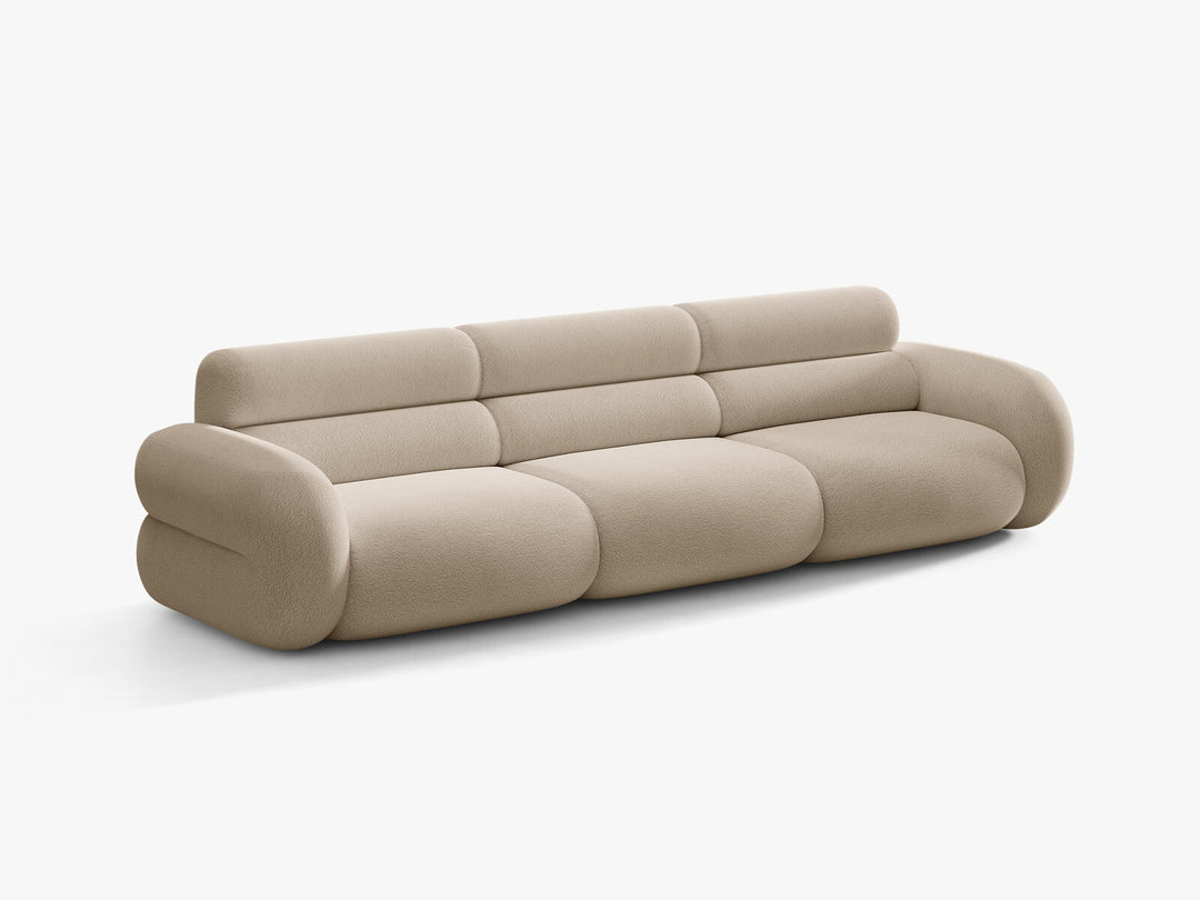 Micadoni Neo Modulares Sofa 4-Sitzer Boucle Baloo Beige