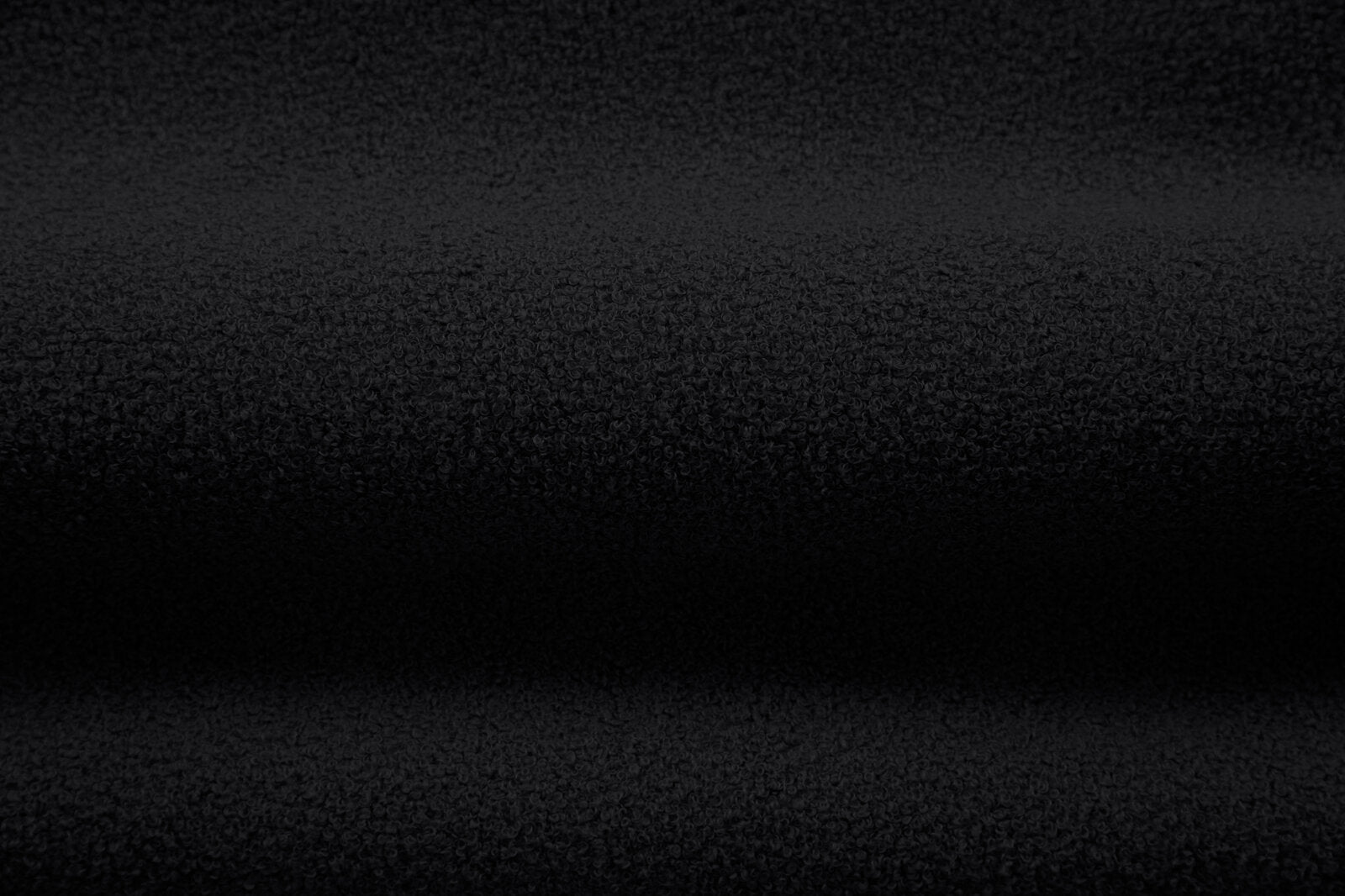 Micadoni 5-Sitzer Ecksofa Jenny Kleine Version Links Boucle Now or Never Schwarz