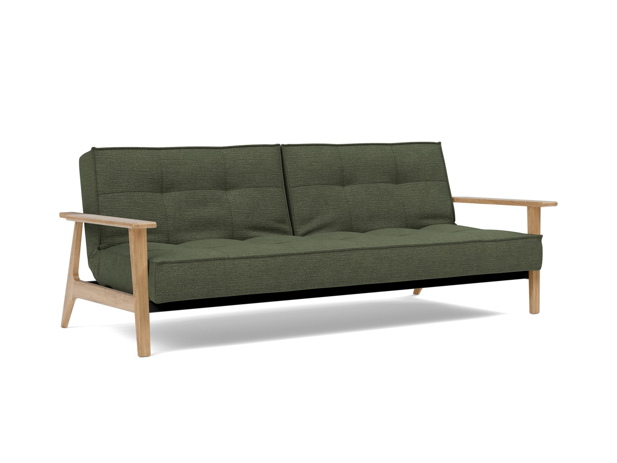 Schlafsofa Splitback Frej Strukturierter Stoff Taura 353-Forest