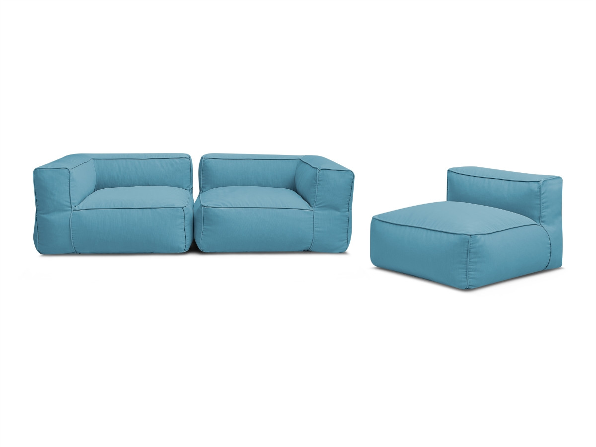 Stoff · Hellblau