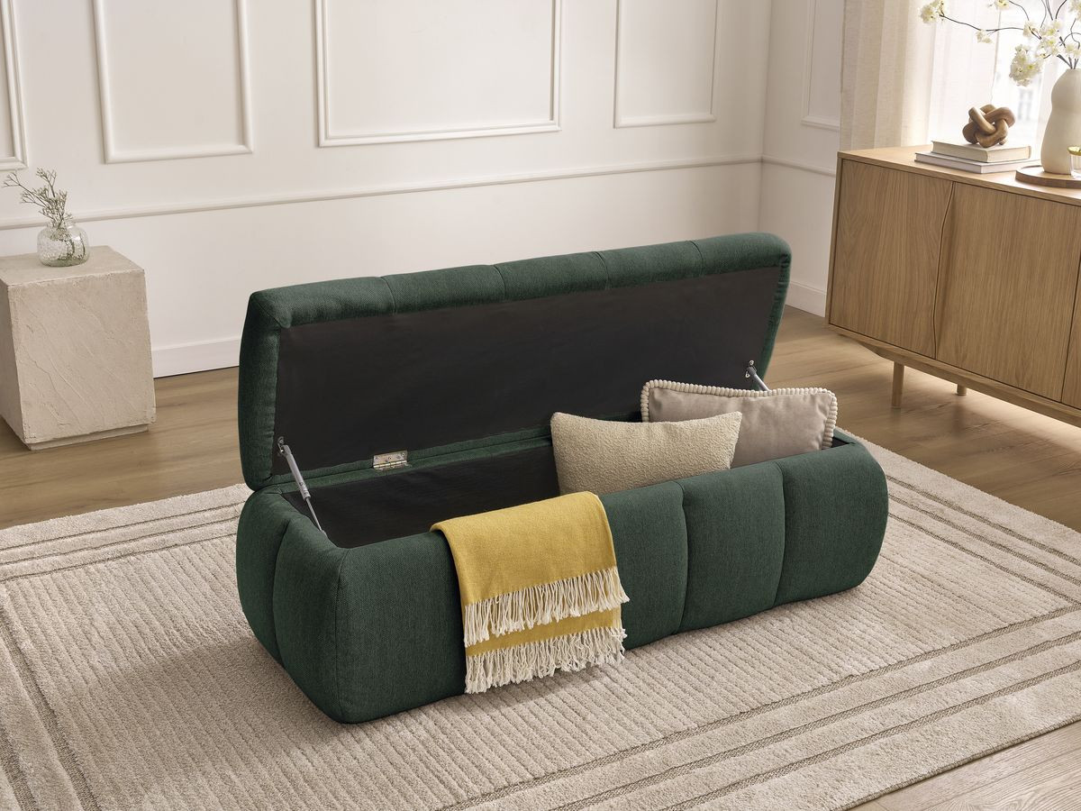 Bobochic Denali Bettbank 144 × 54 cm Stoff Grün