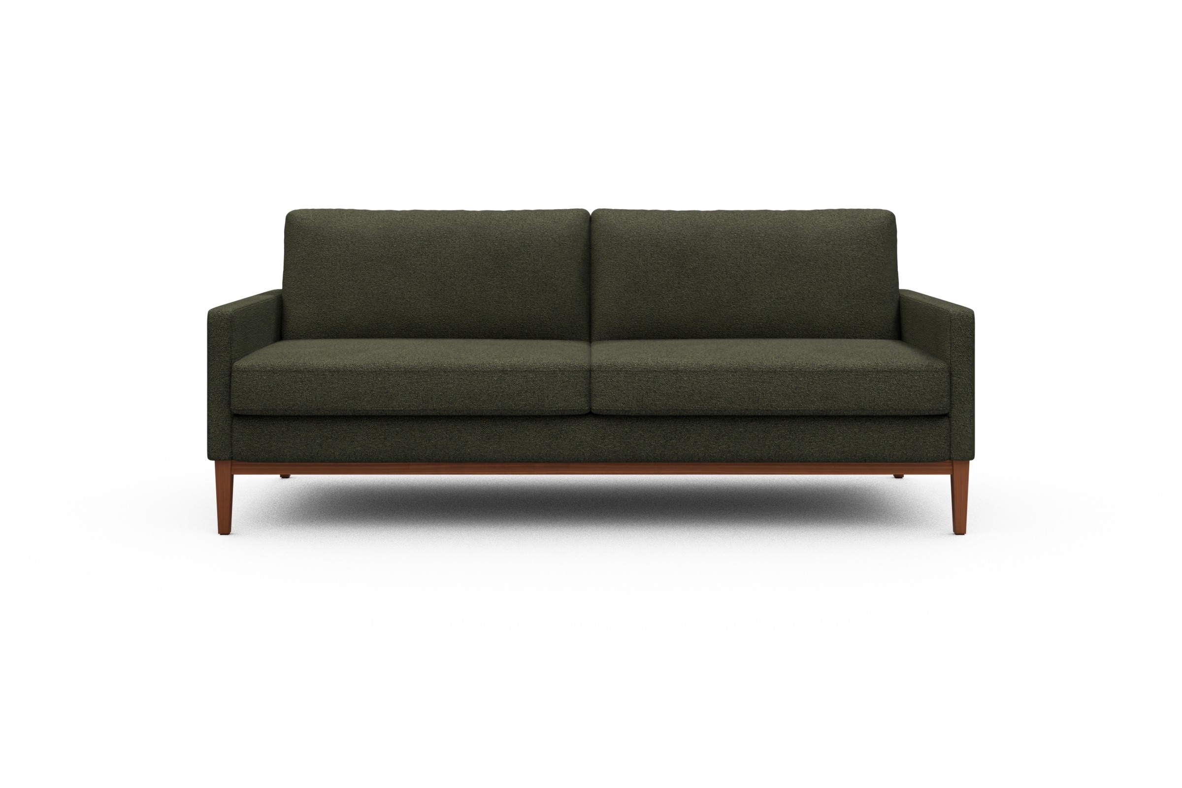 Skandi Home Sofa Bodo 3-Sitzer Boucle-Forest-Green moebelfaktor