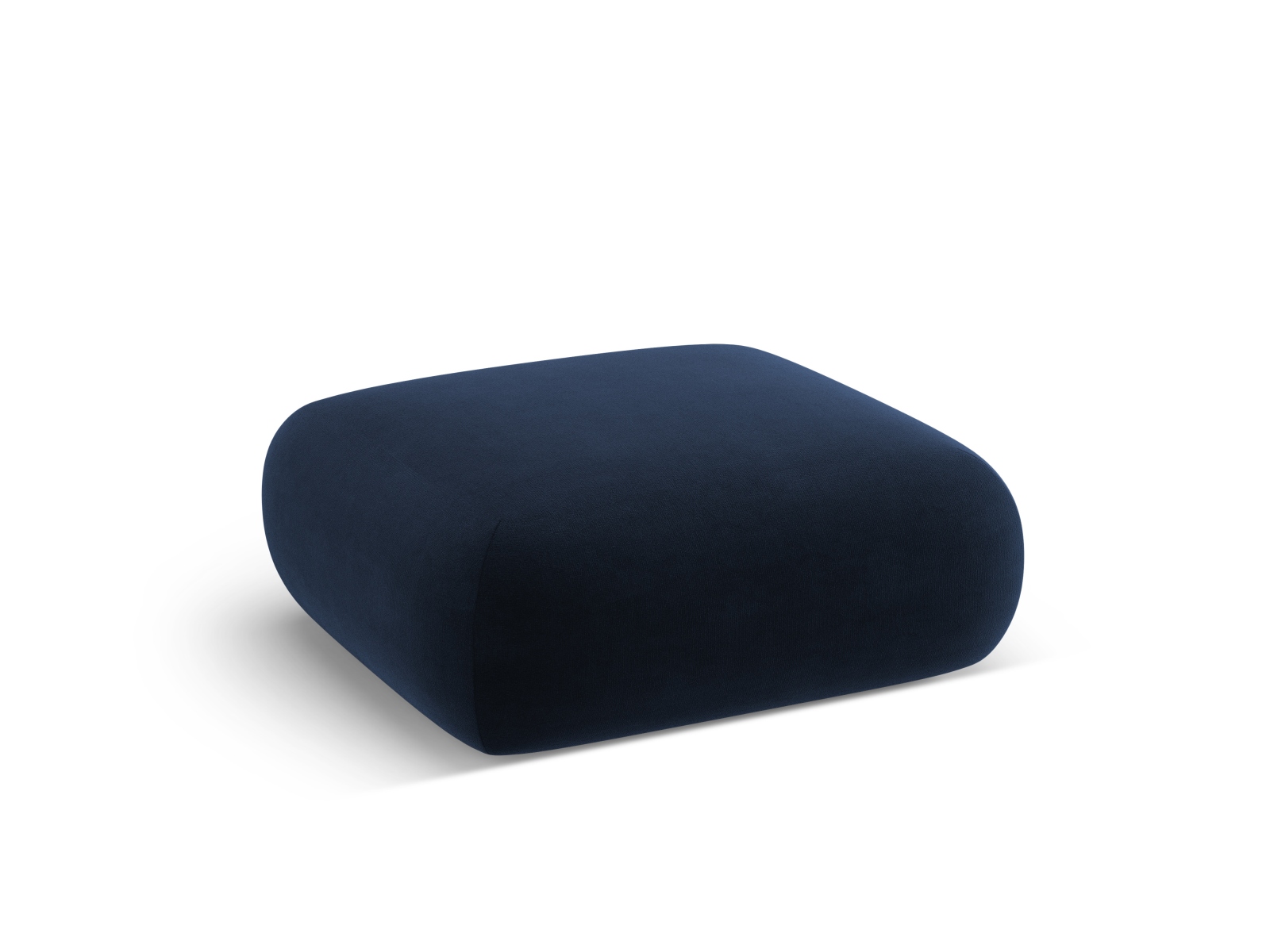 Cosmopolitan Design Pouf Nolio große Version Samt Casino Königsblau